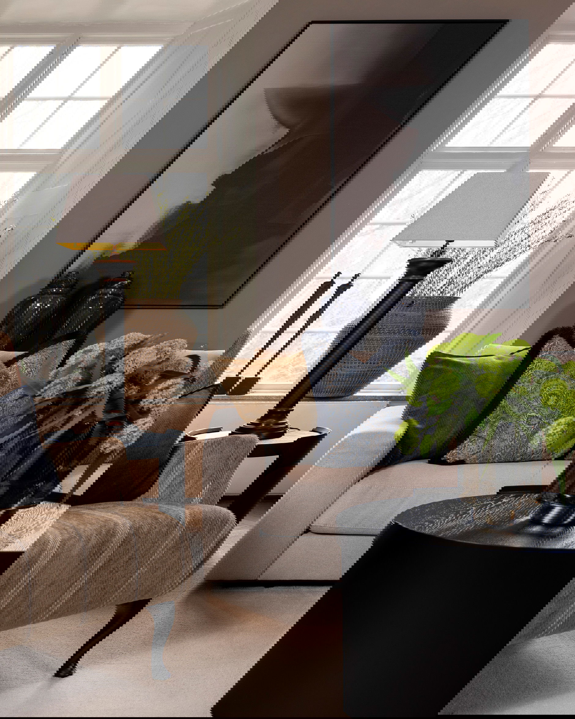 Elton kussenhoes franjes Paisley blauw