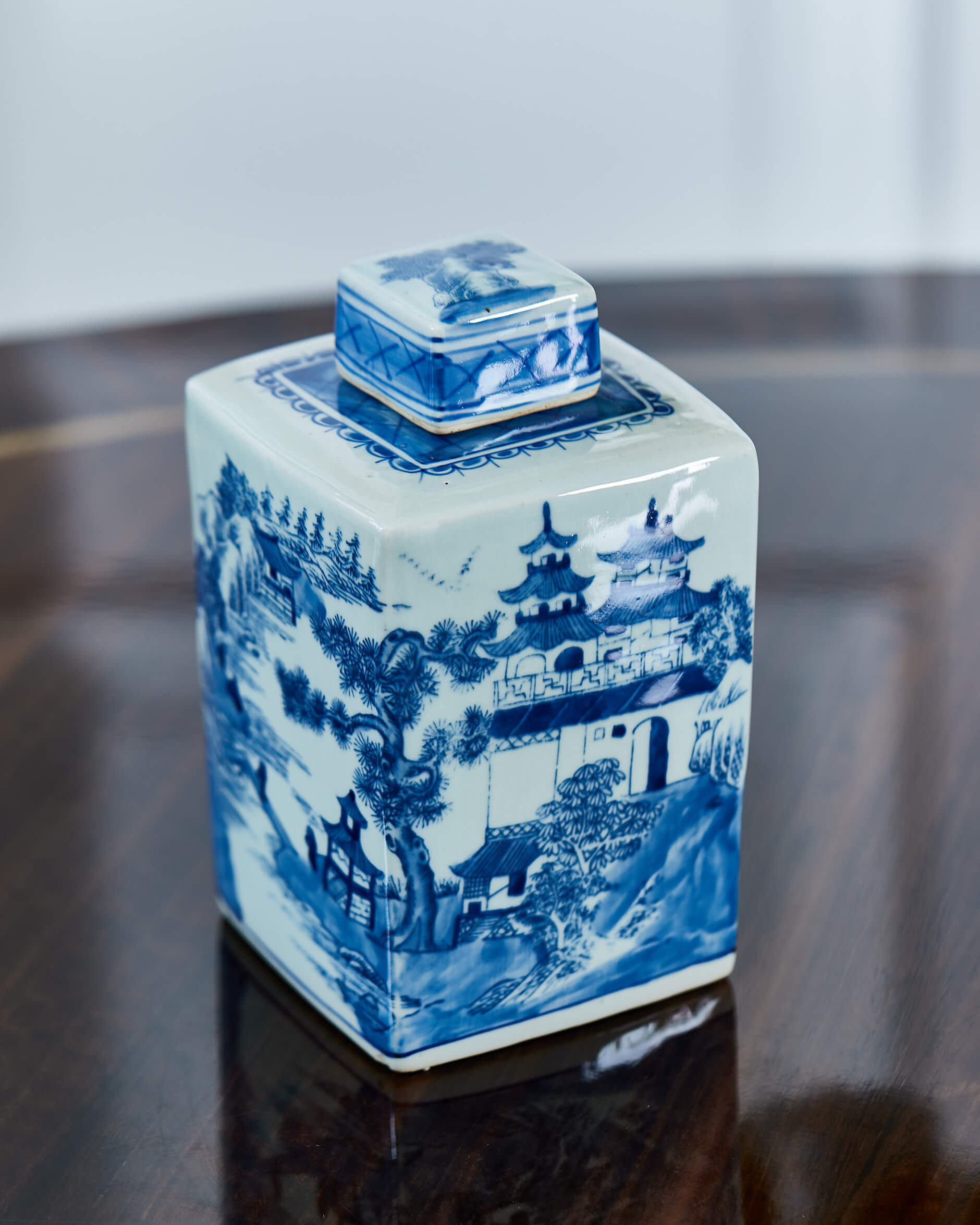 Square teurna blå/vit