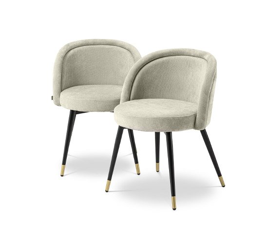 null - Dining Chair Chloé clarck grey set of 2