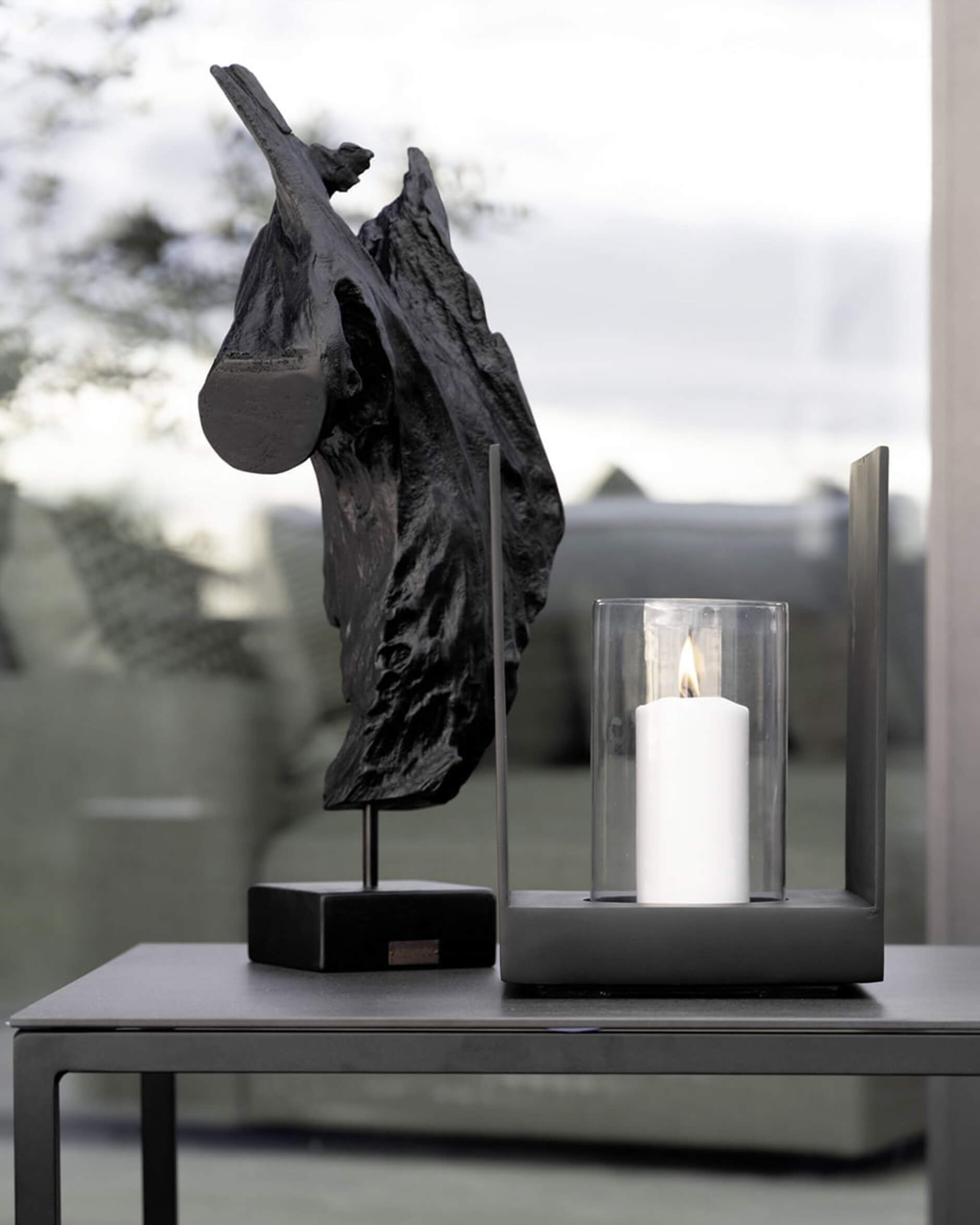 Romano sidobord grafit