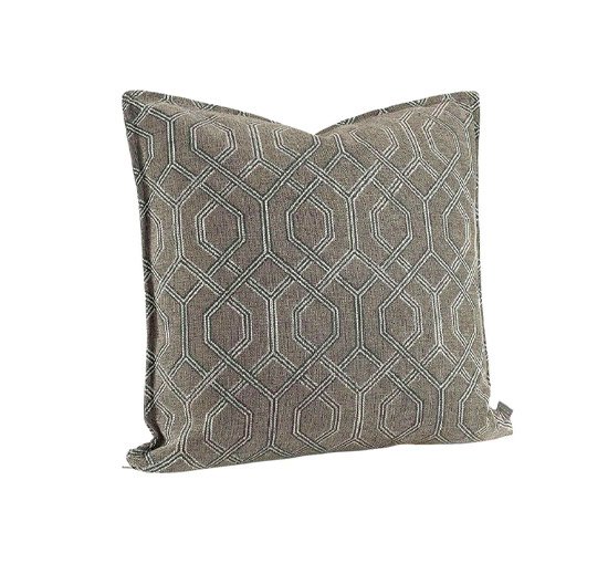 Taupe - Prese Cushion Cover Wine