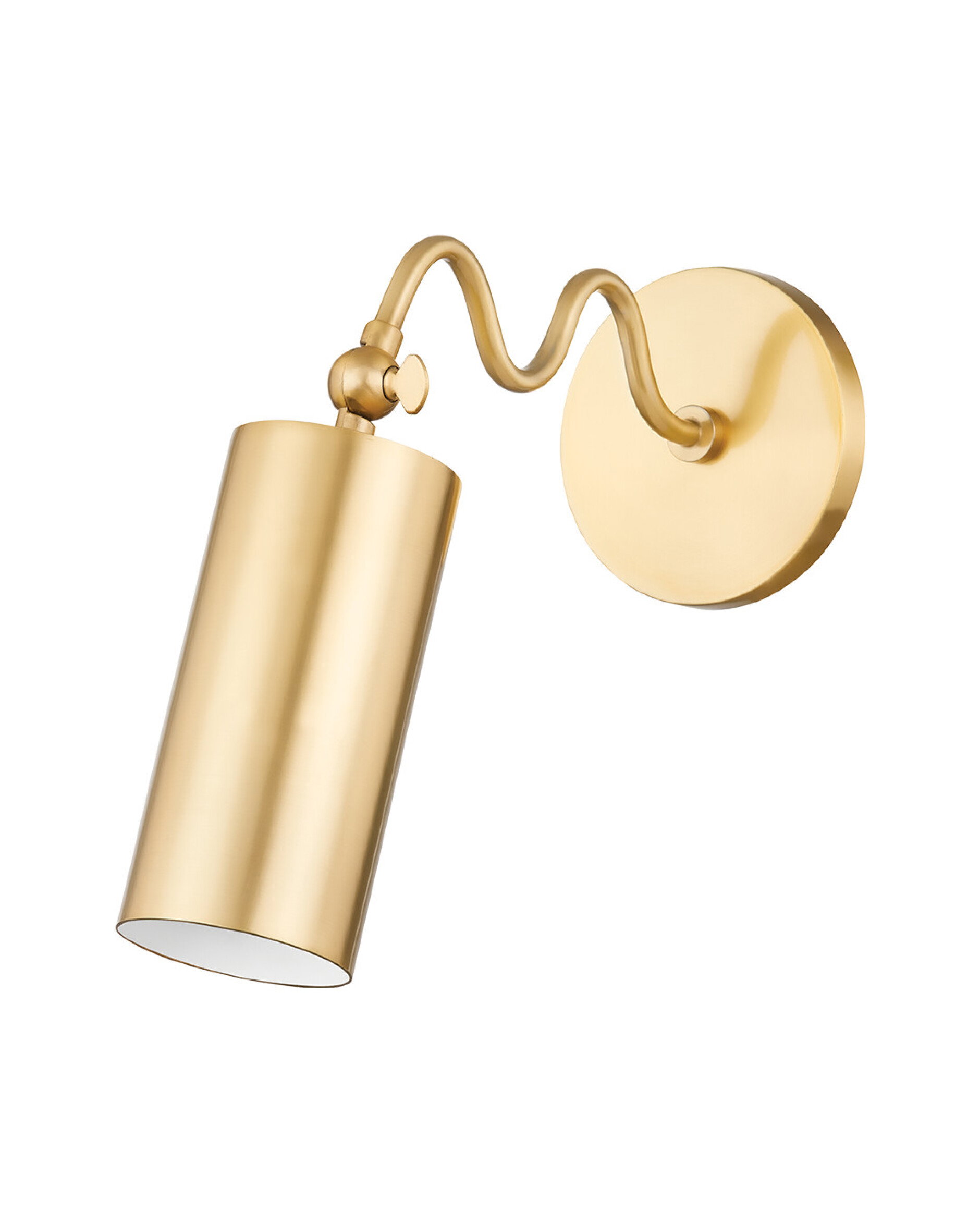 Bea vegglampe antikk messing