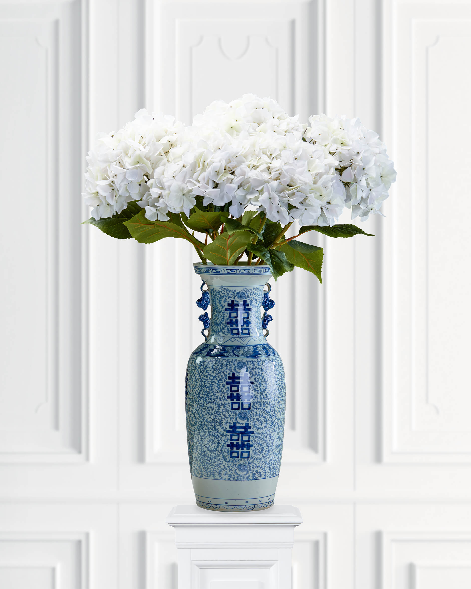 Hortensia snittblomma vit