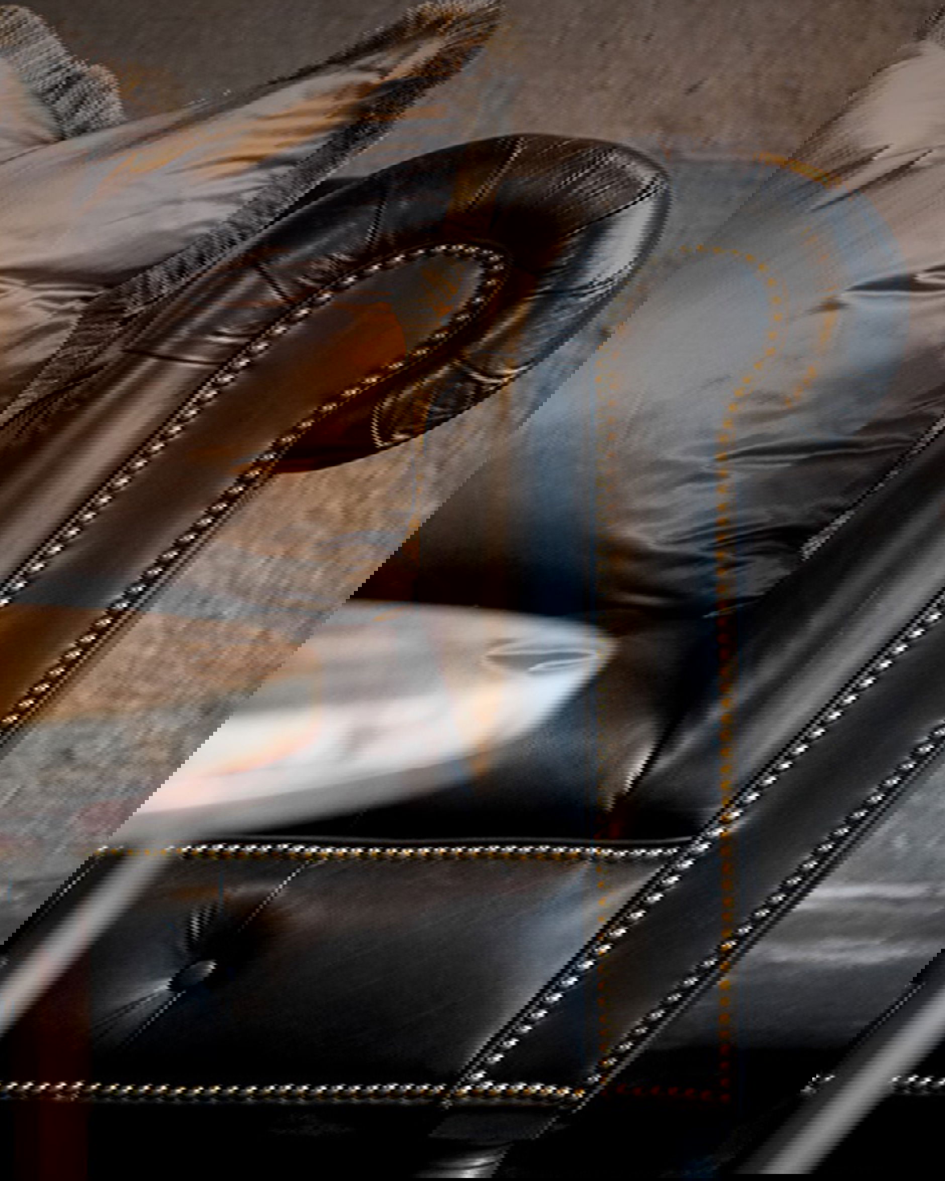 Kensington armchair fudge leather