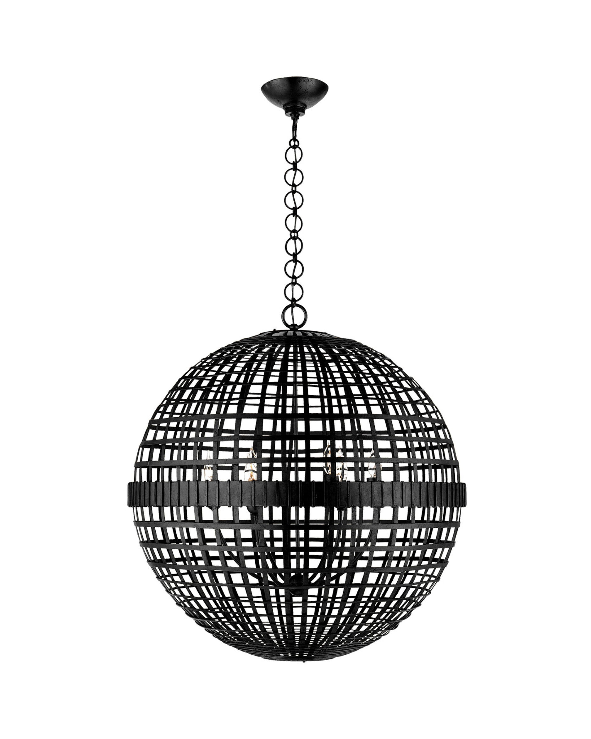 Mill taklampa Aged Iron L