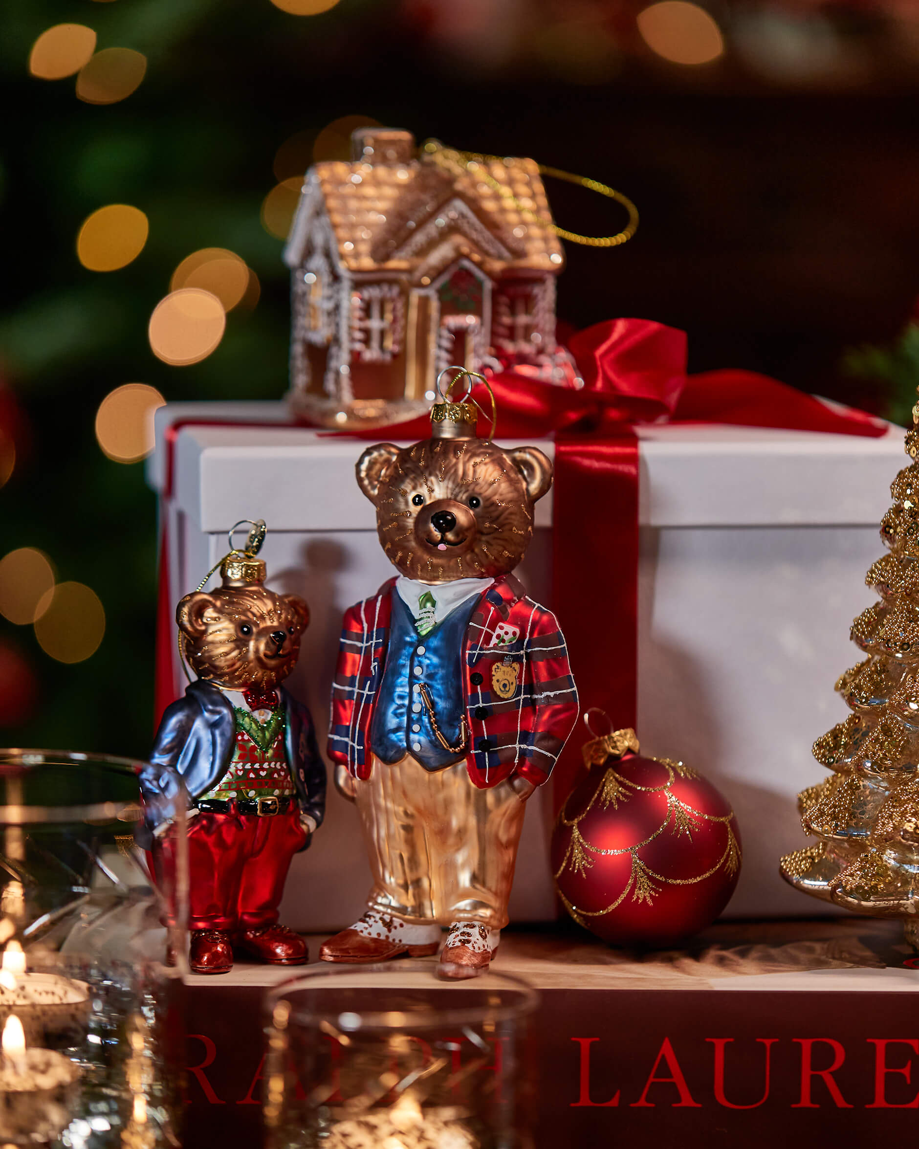 Calvin björn julgransdekoration