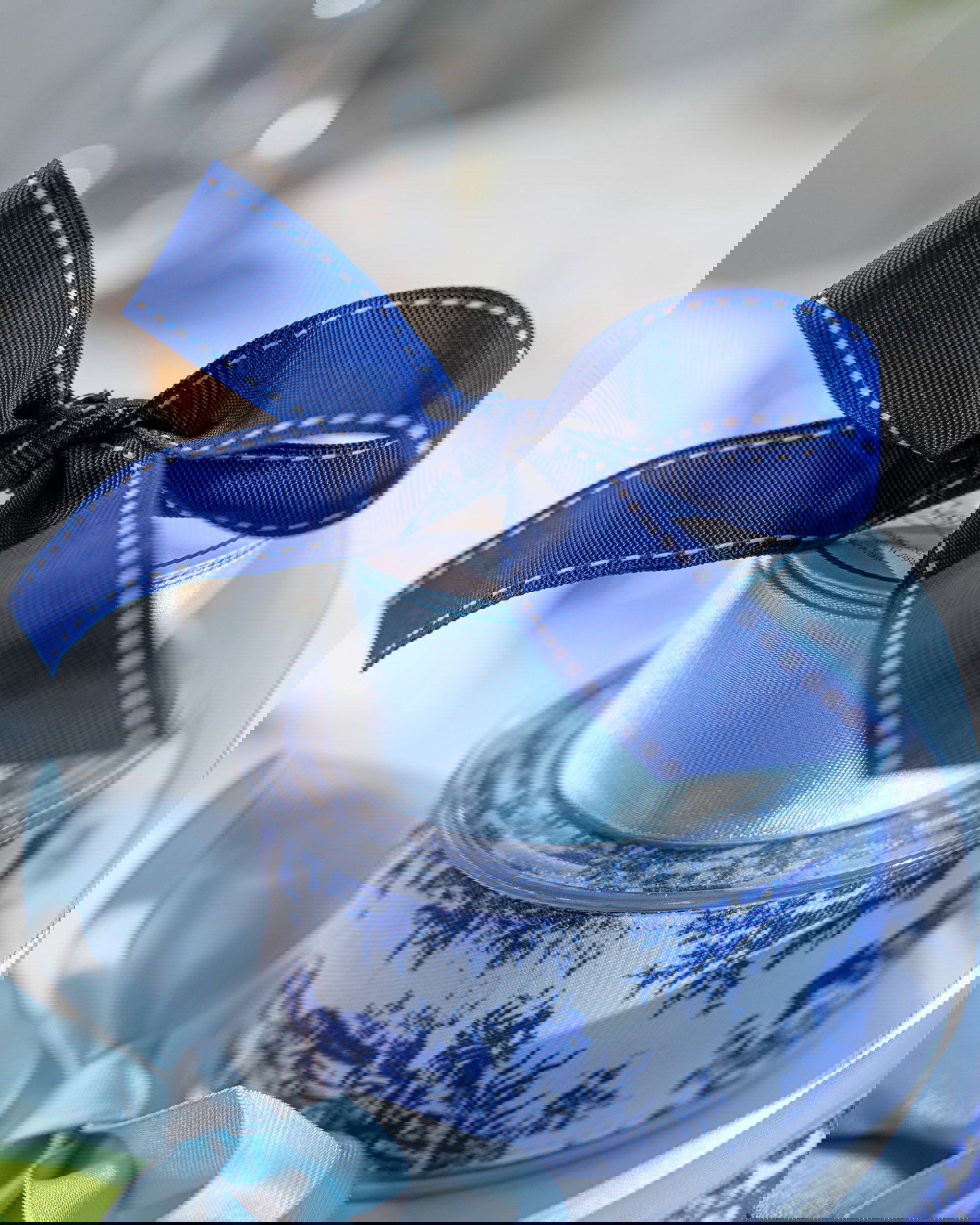 Textiellint marineblauw/wit 8,2m