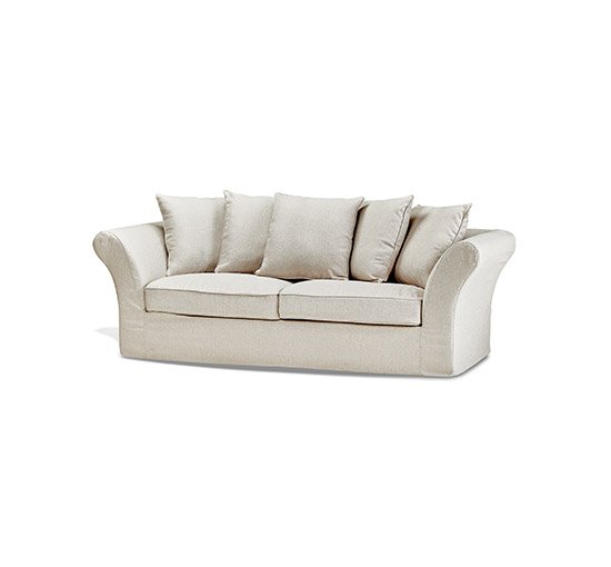 Sand - Hampton sofa, 3-seater, off-white