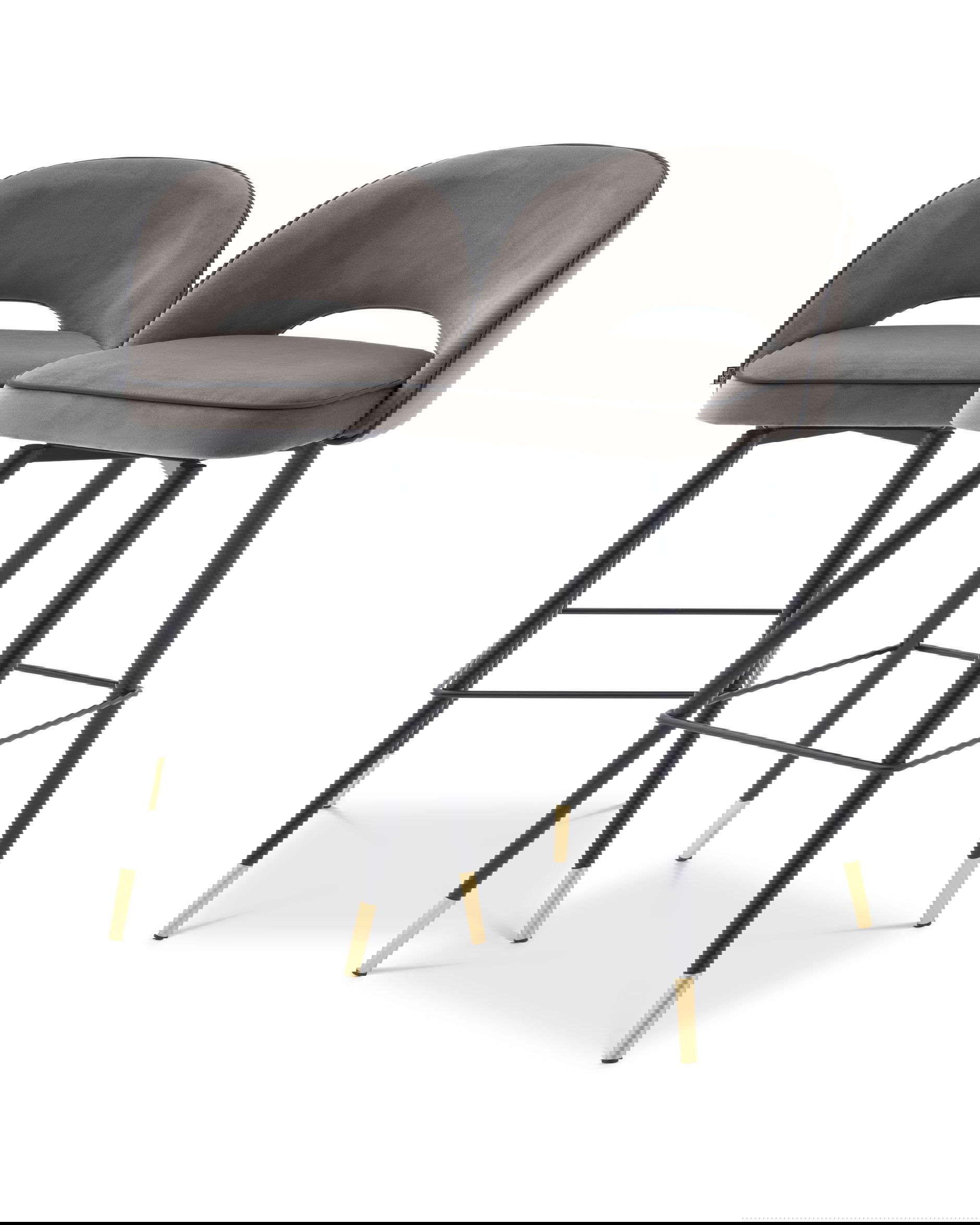 Cliff barstolar grå hög OUTLET