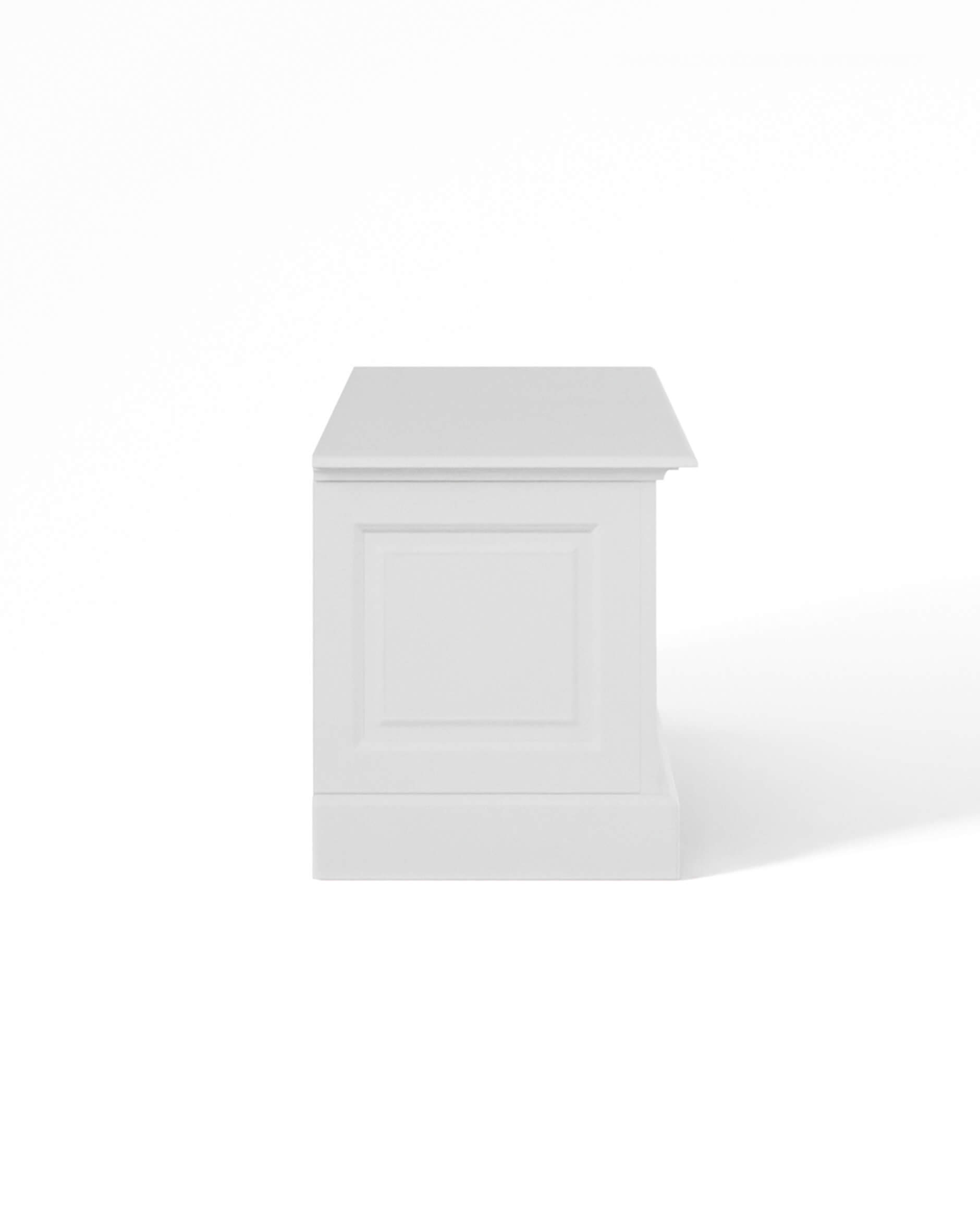 Montauk mediabänk classic white