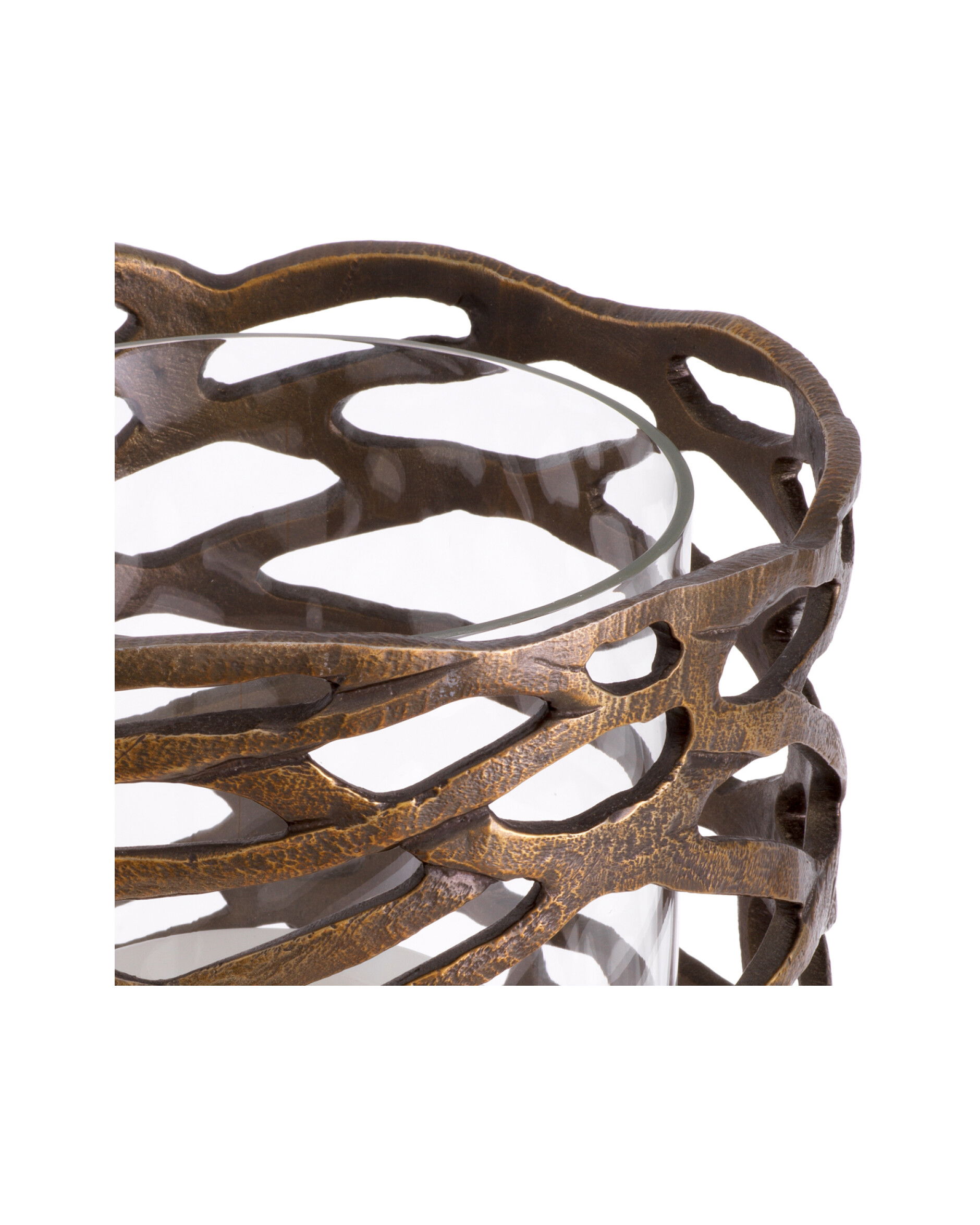 Lanai Hurricane Vintage Brass