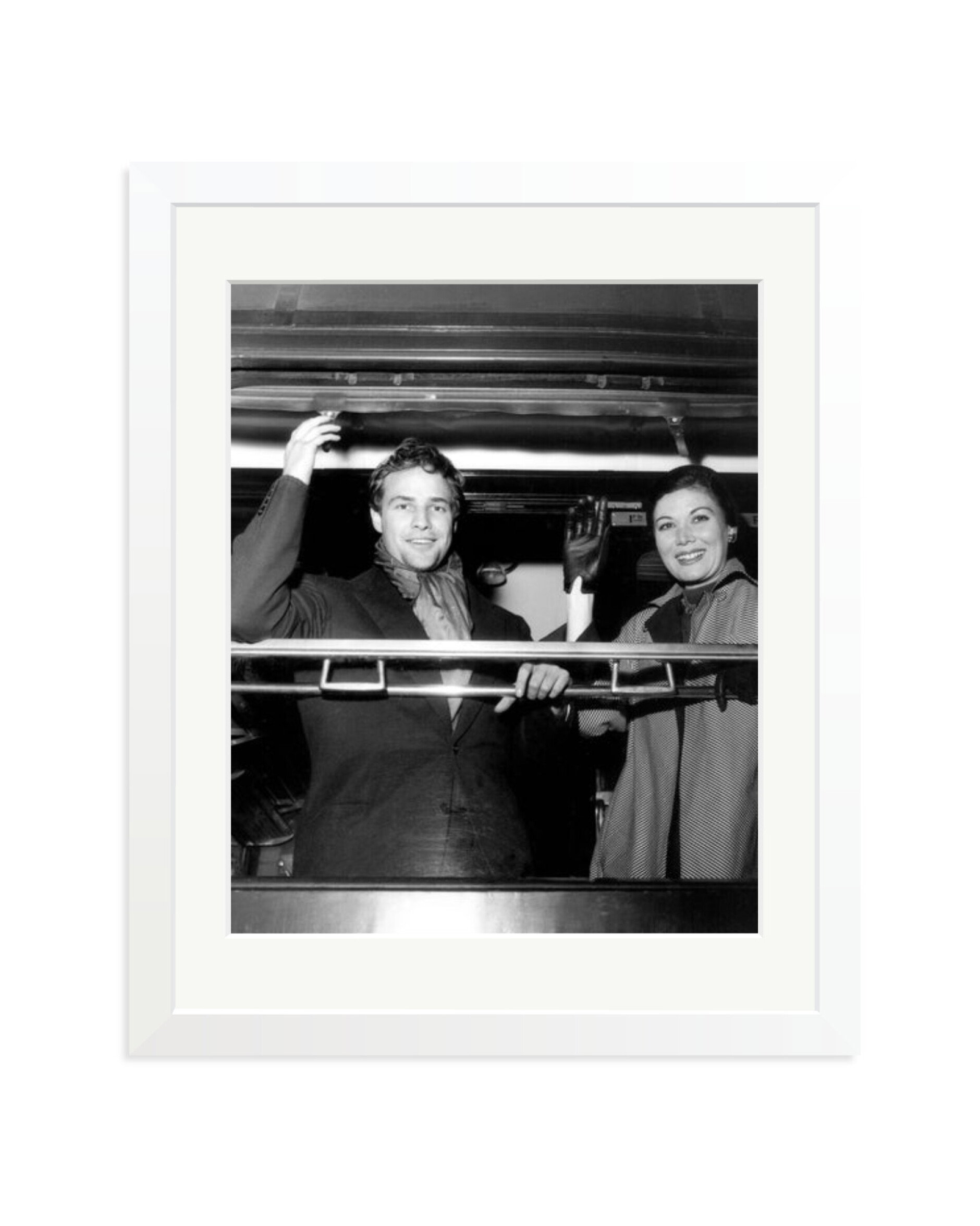 Marlon Brando and Rakia Ibrahim White / Medium