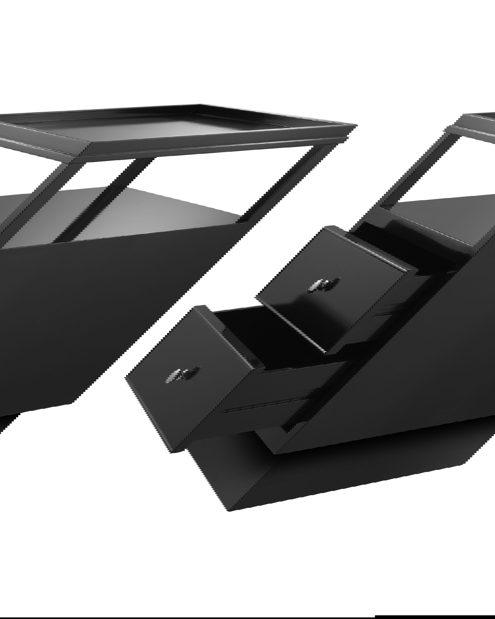 Lennox Bedside Table Black