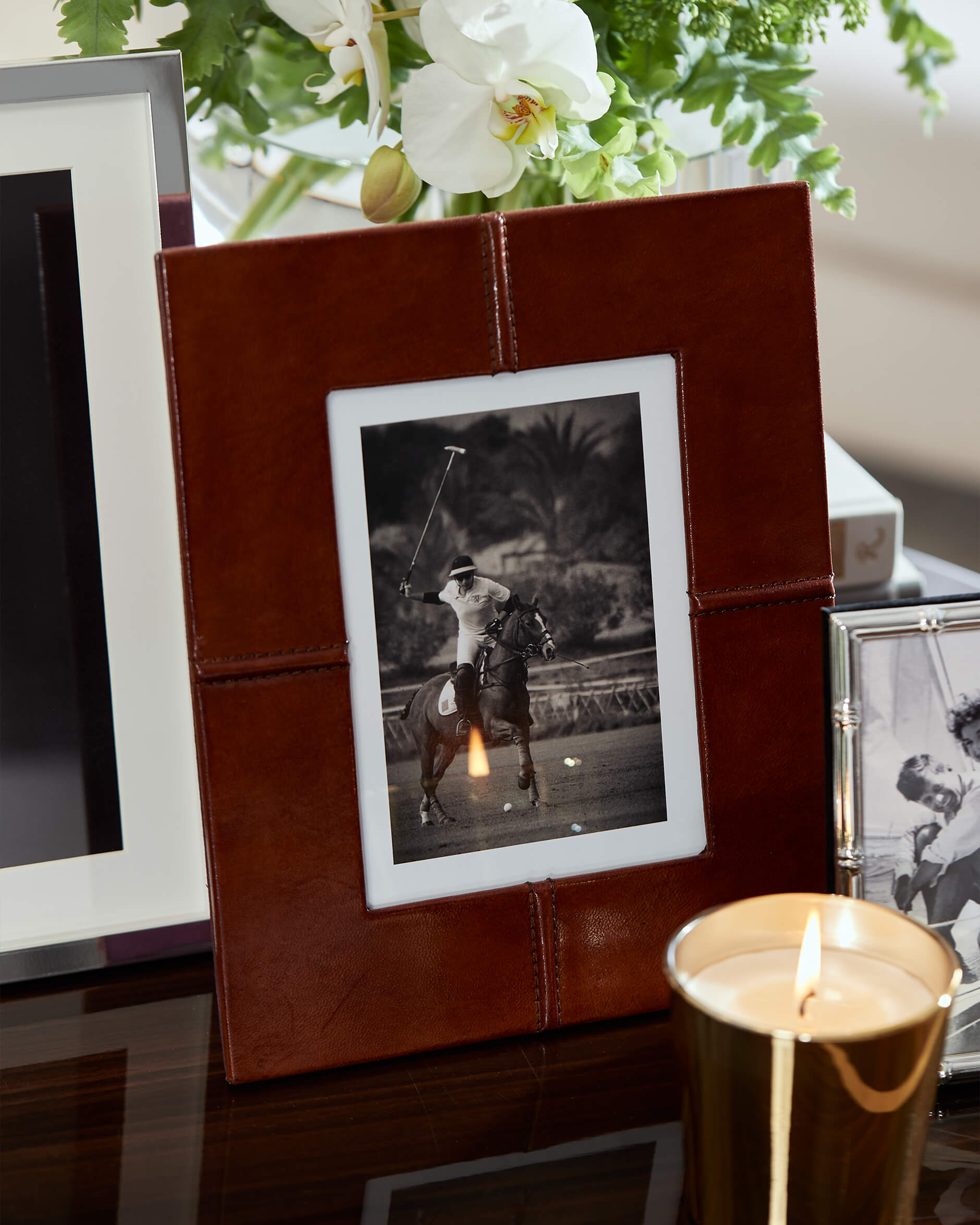 Kensington fotoram läder