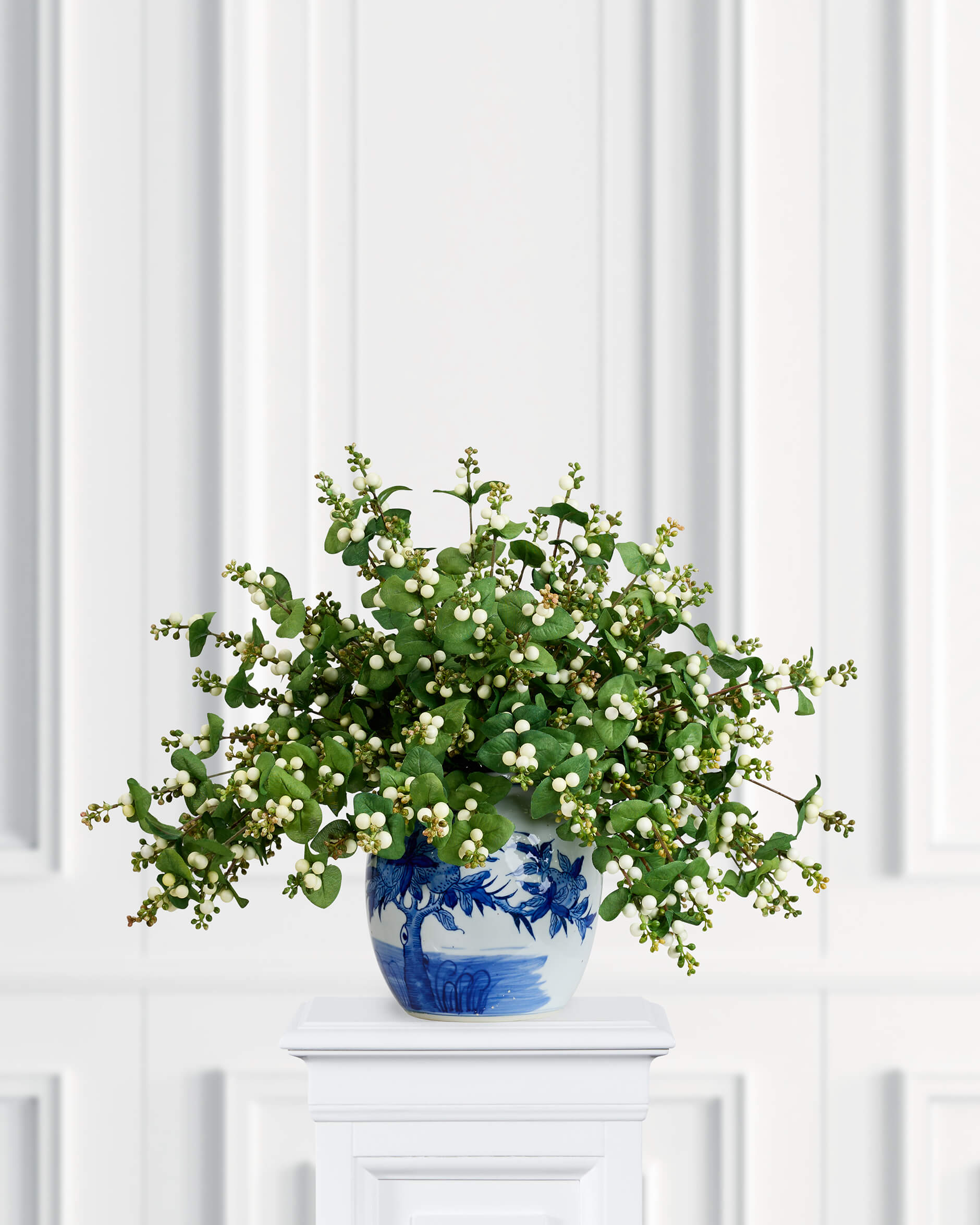 Snöbär snittblomma vit