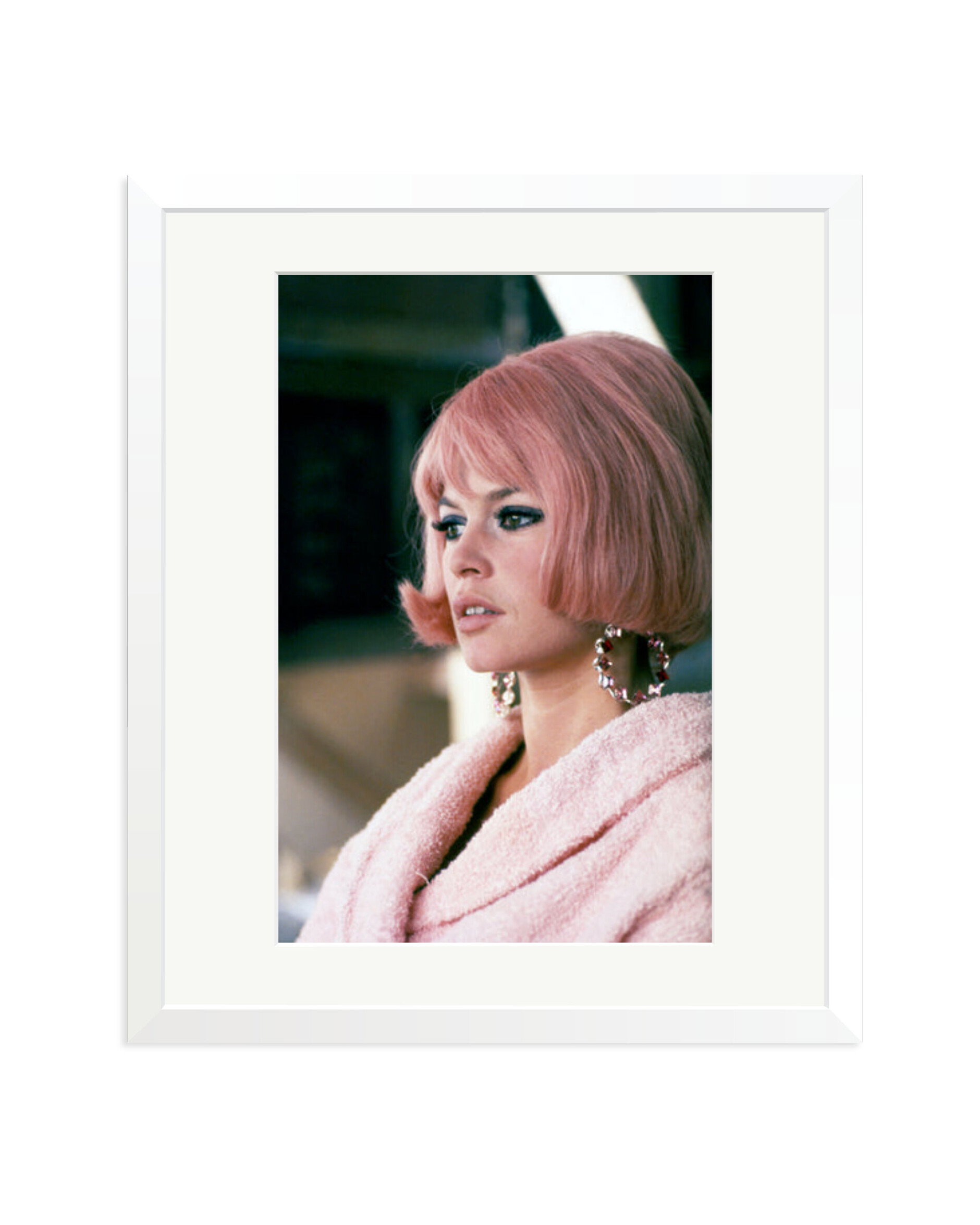 Pink Bardot White / Large