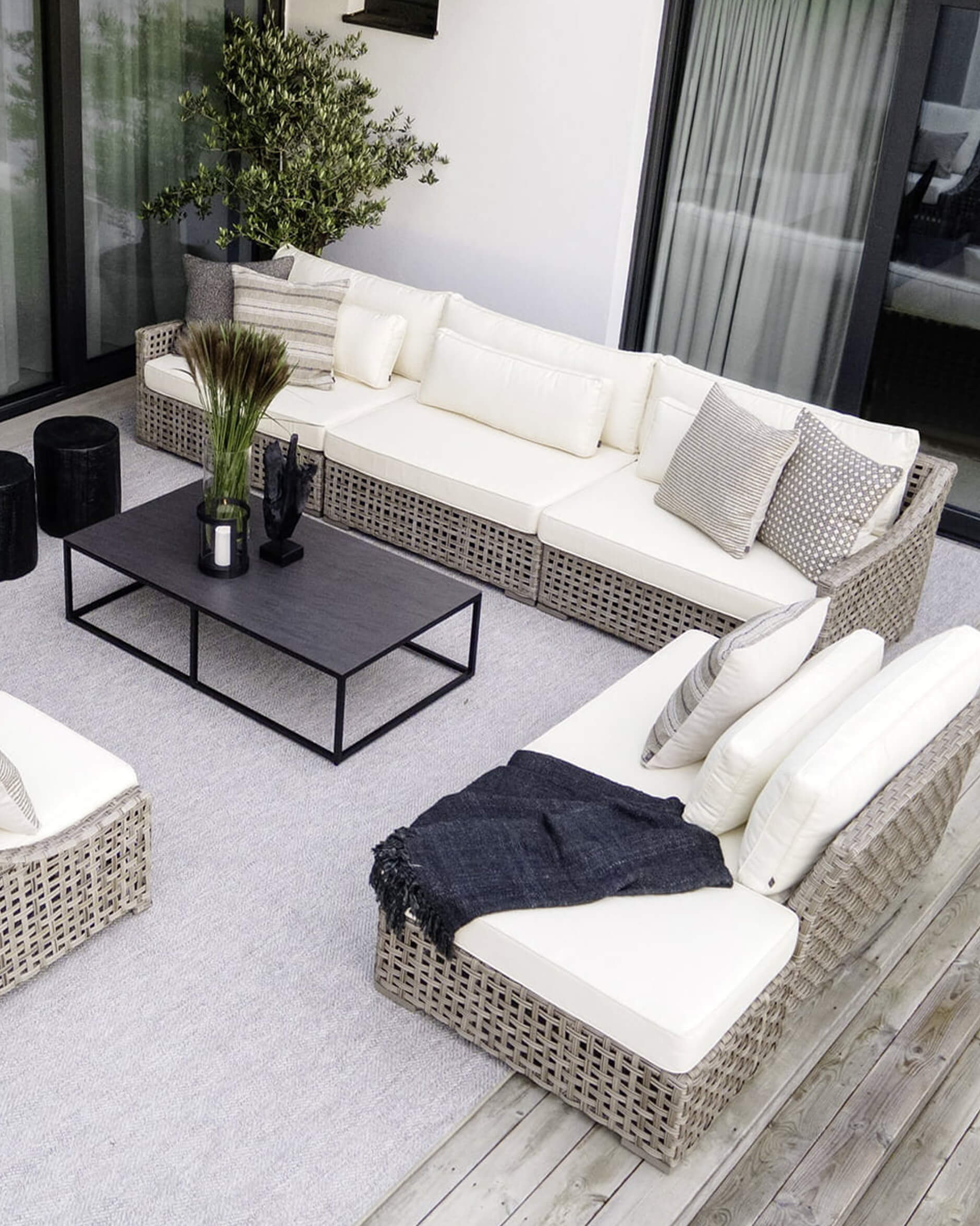 Nomad Single Stripe putetrekk linen