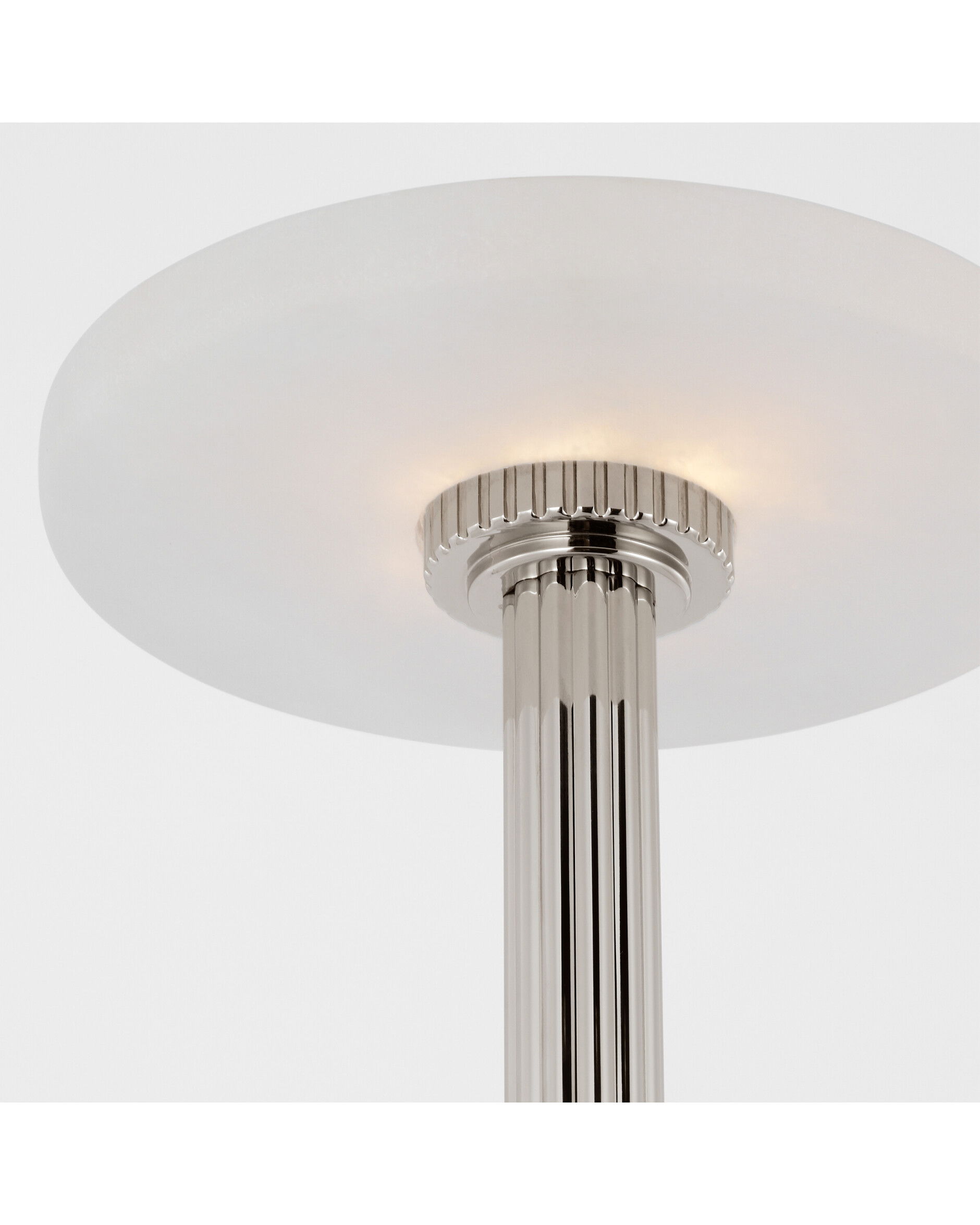 Aran 9" bordslampa uppladdningsbar nickel