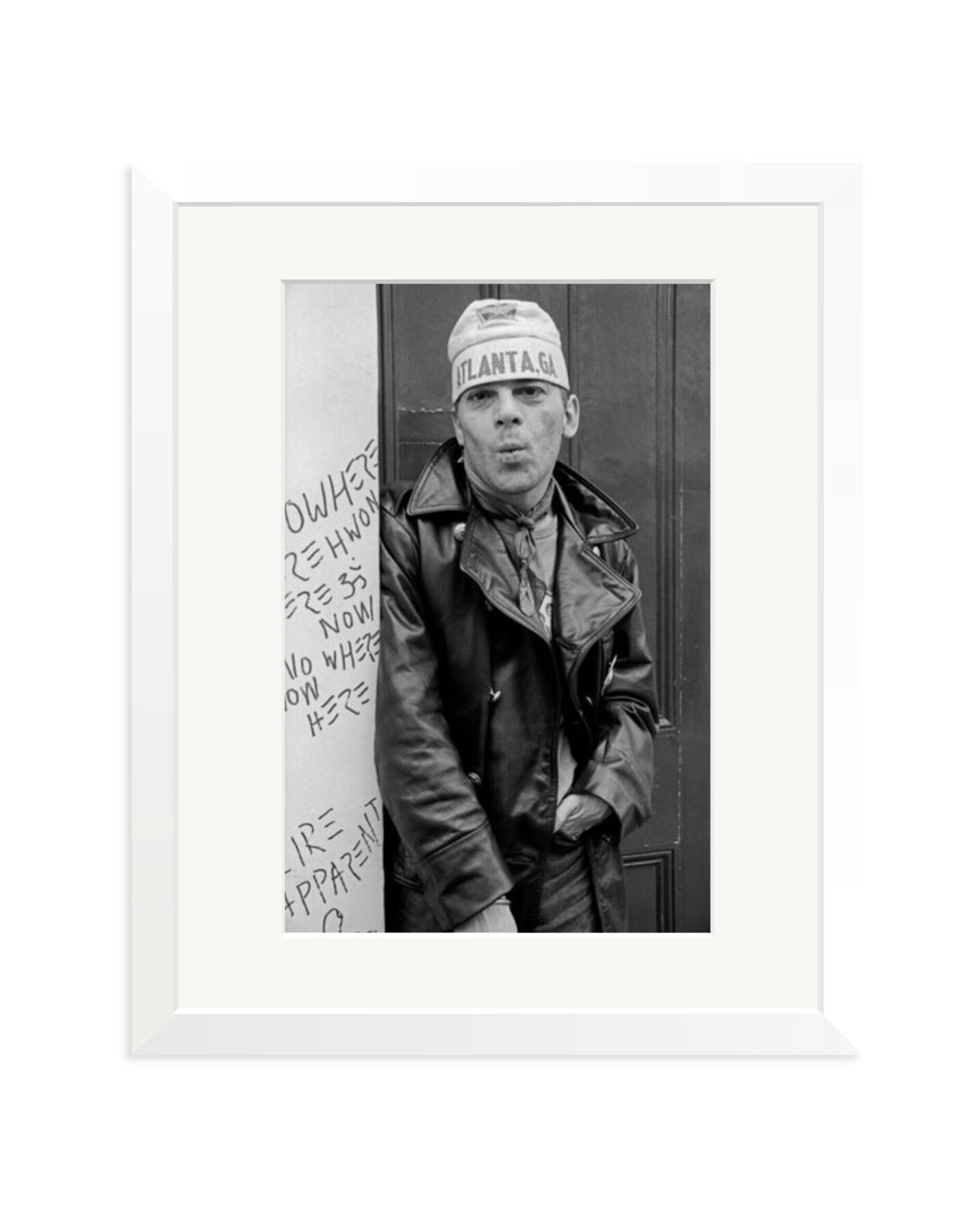 Ian Dury Outside Stiff Records 1978 London White / Medium