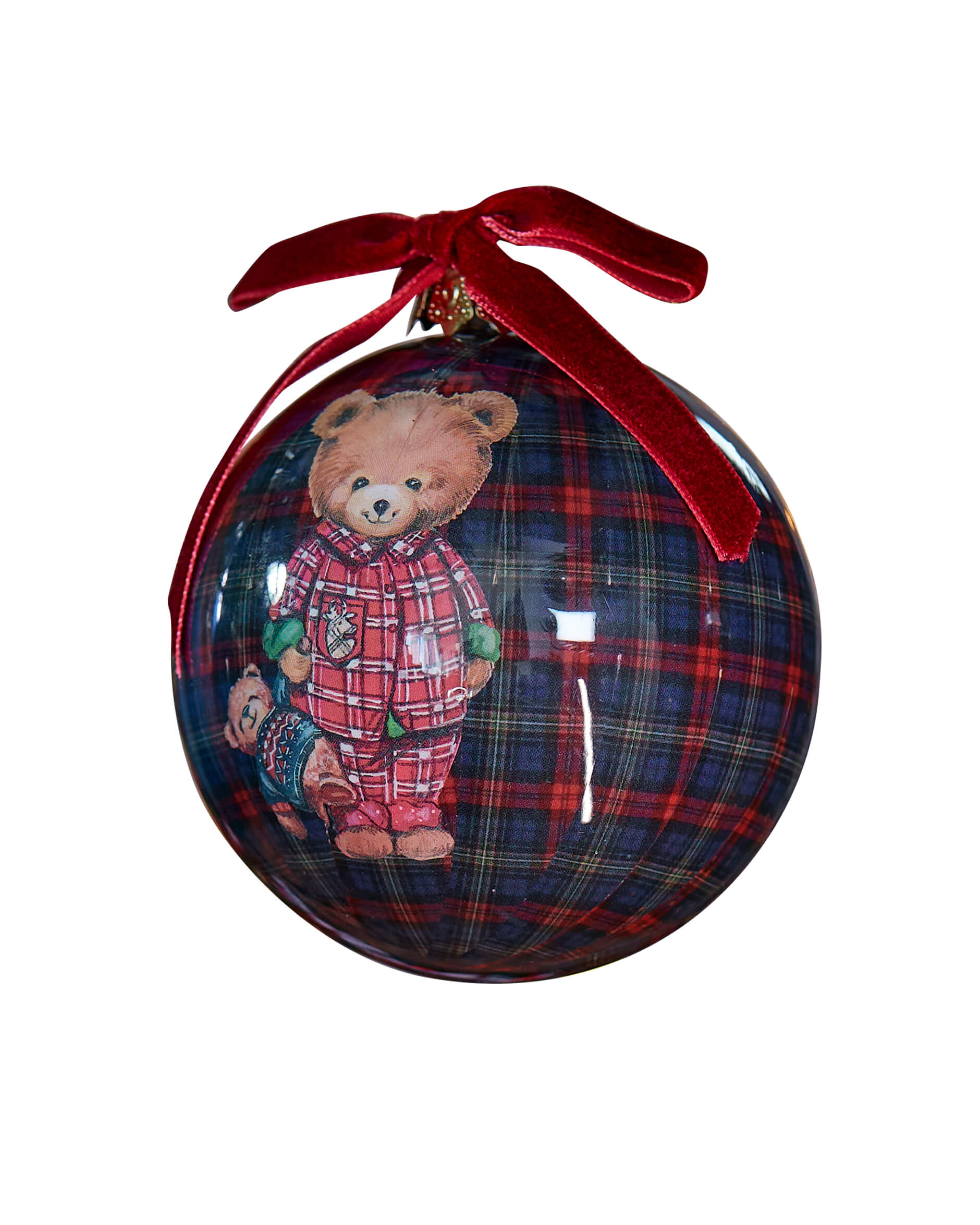 Ted julkula blå 8cm