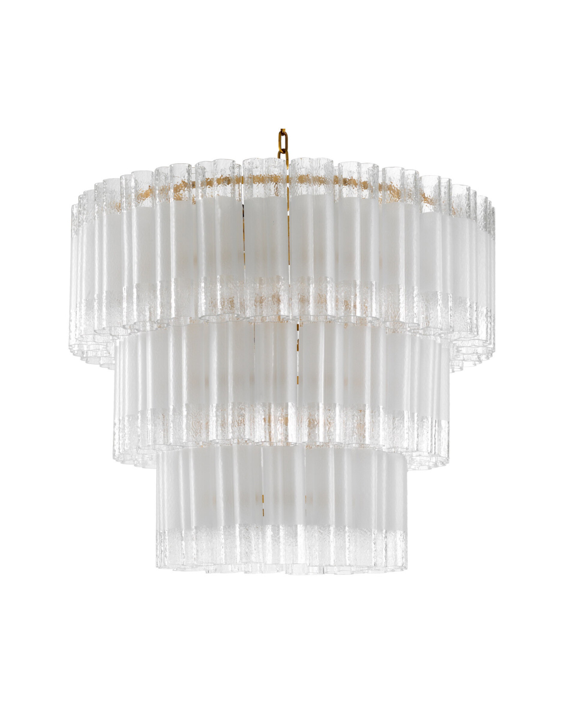 Denton Chandelier antique brass L