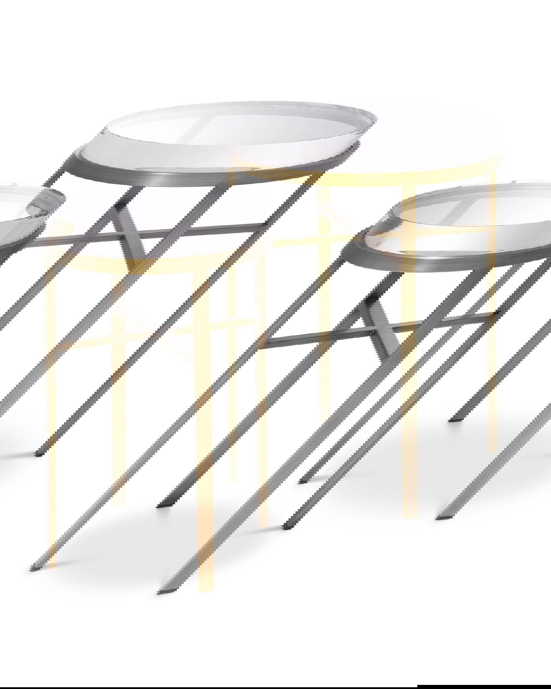 Hoxton sidobord mässing