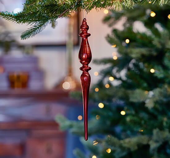 Red - Elsie Ornament Champagne