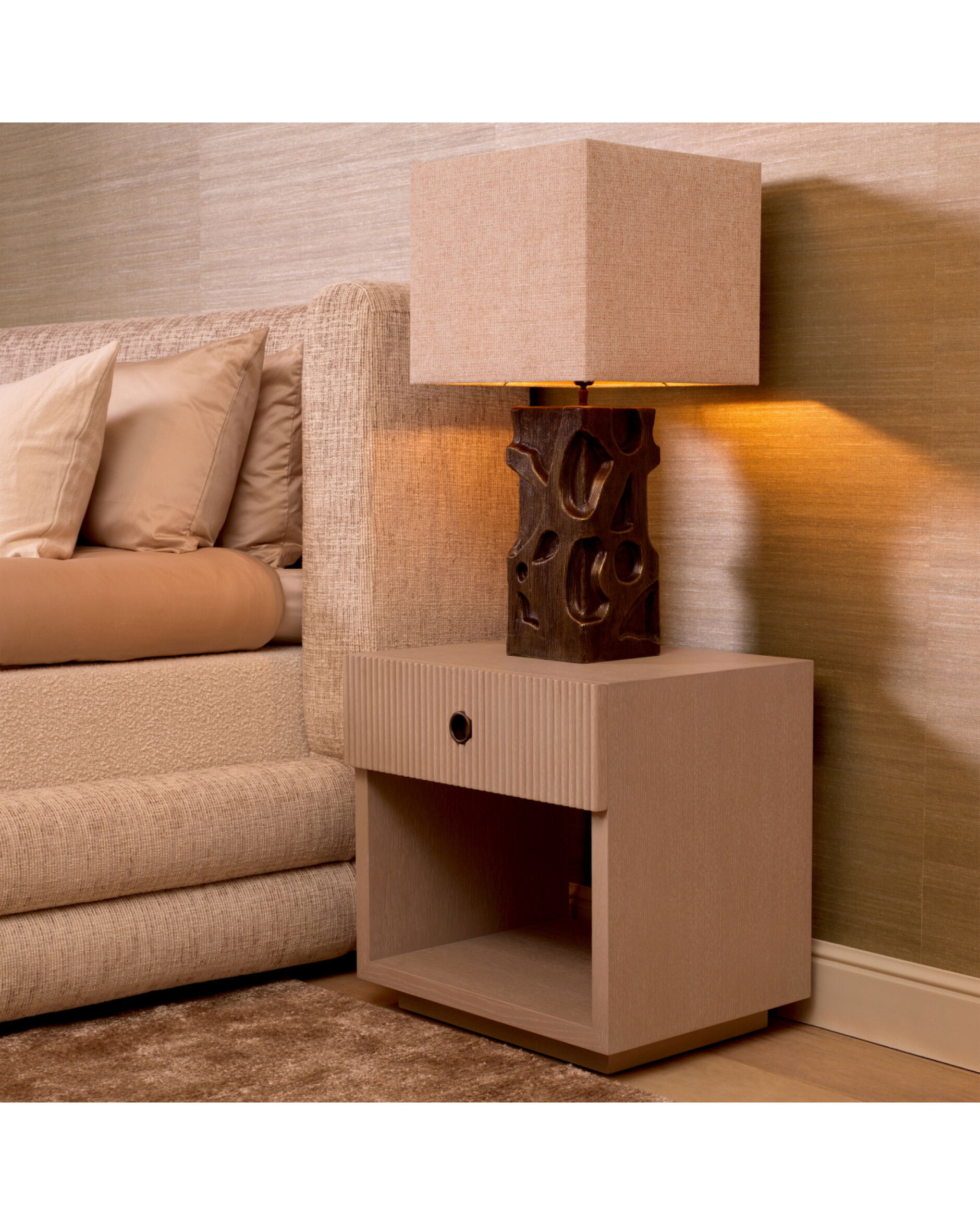 Dimitrios sängbord washed oak