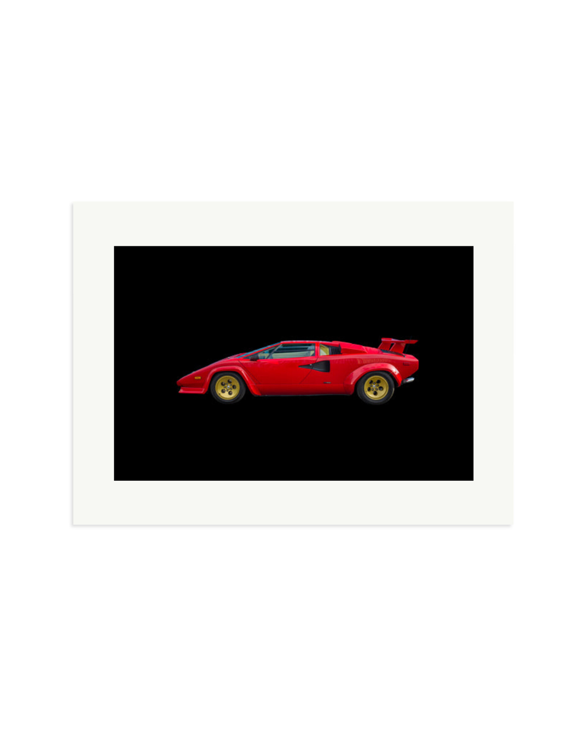 1988 Lamborghini Countach Print Only / XL
