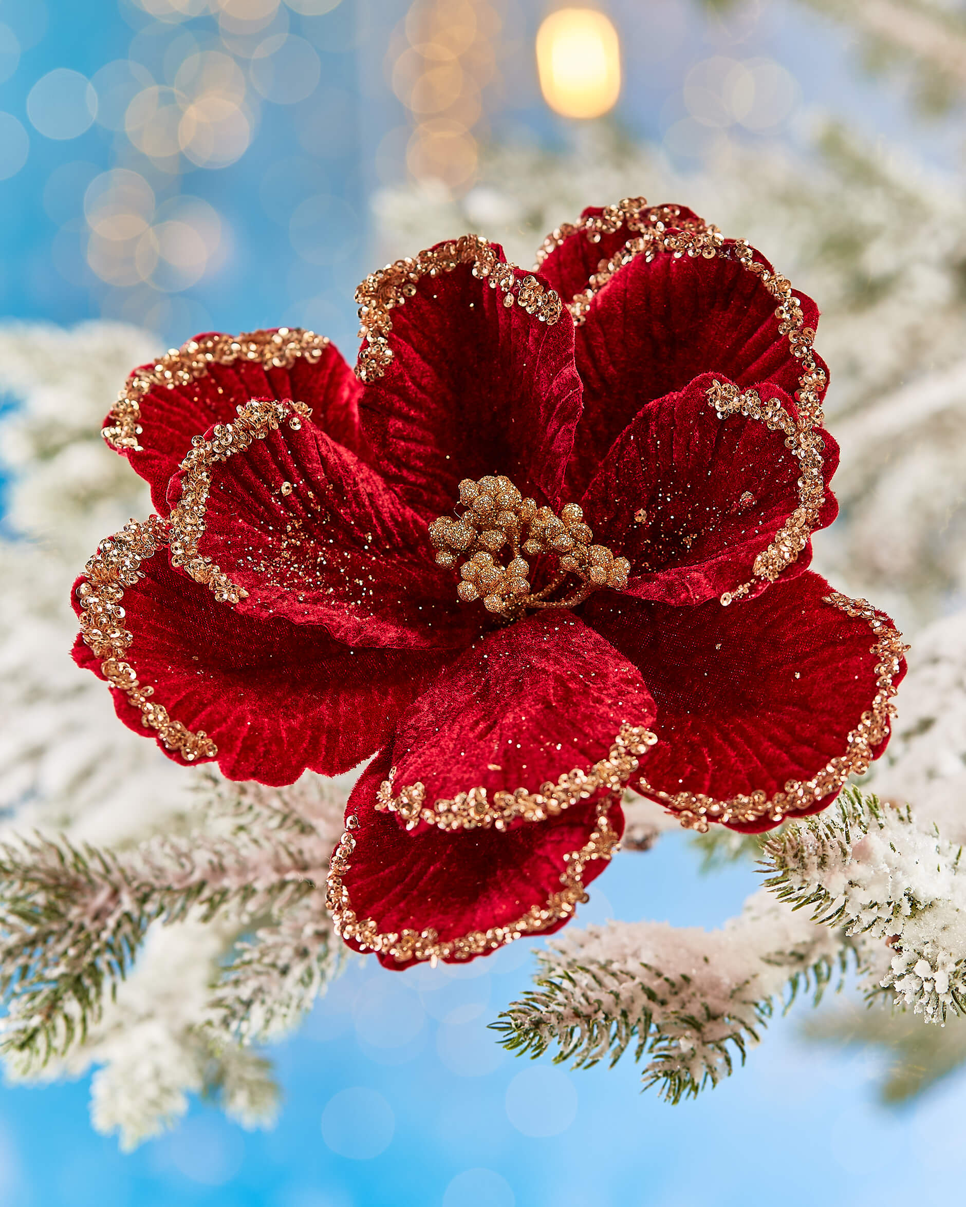 Odette-klipsikoriste, viininpunainen