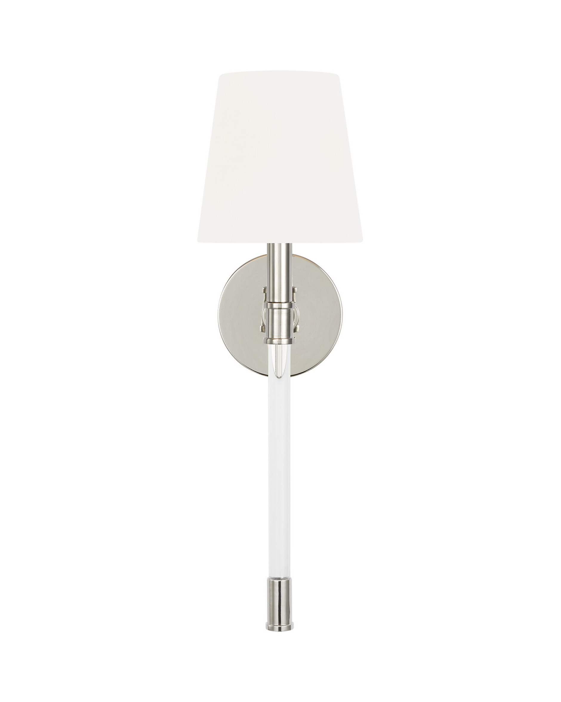 Hanover vägglampa nickel