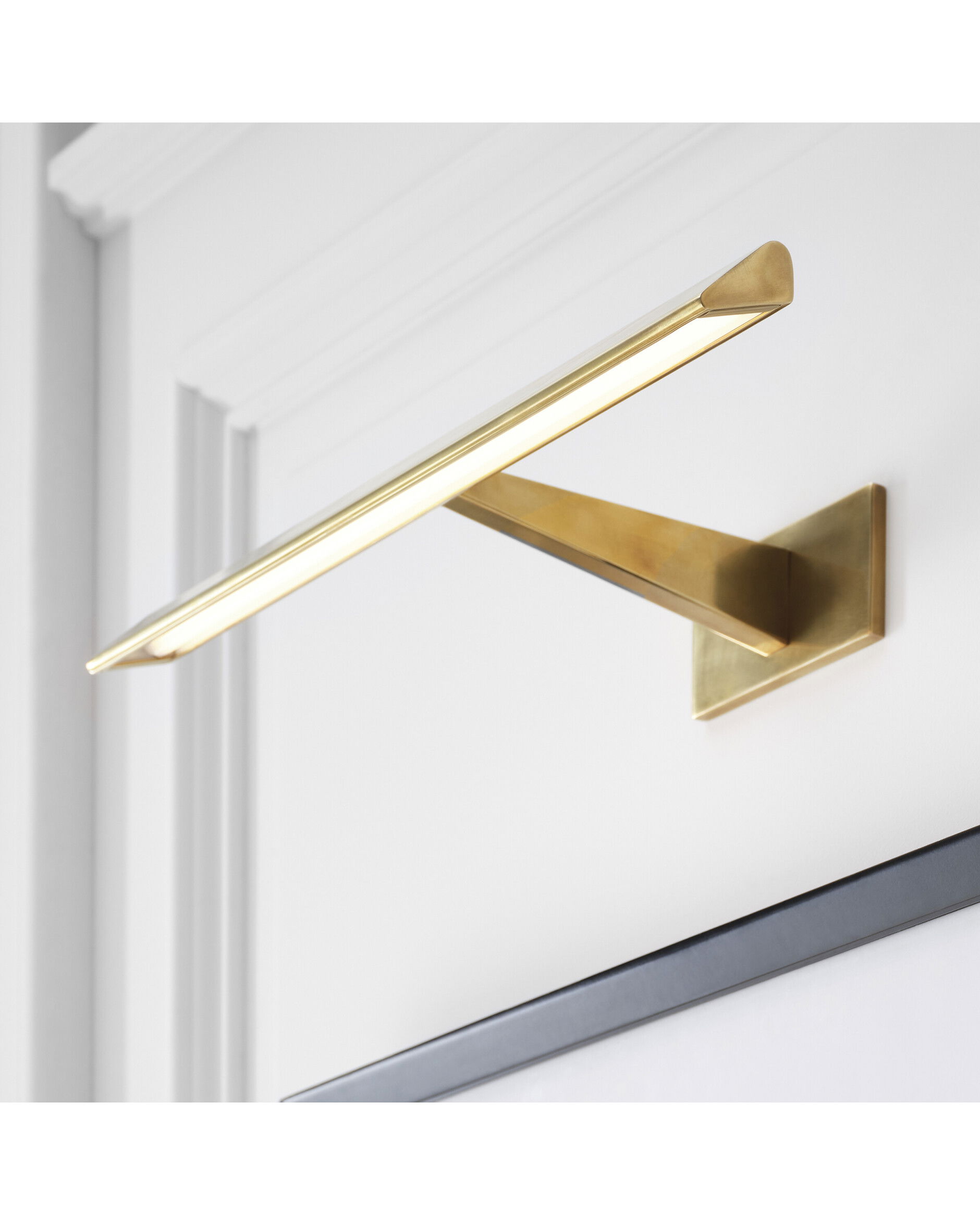 Petrel 18" Picture Light Antique Brass