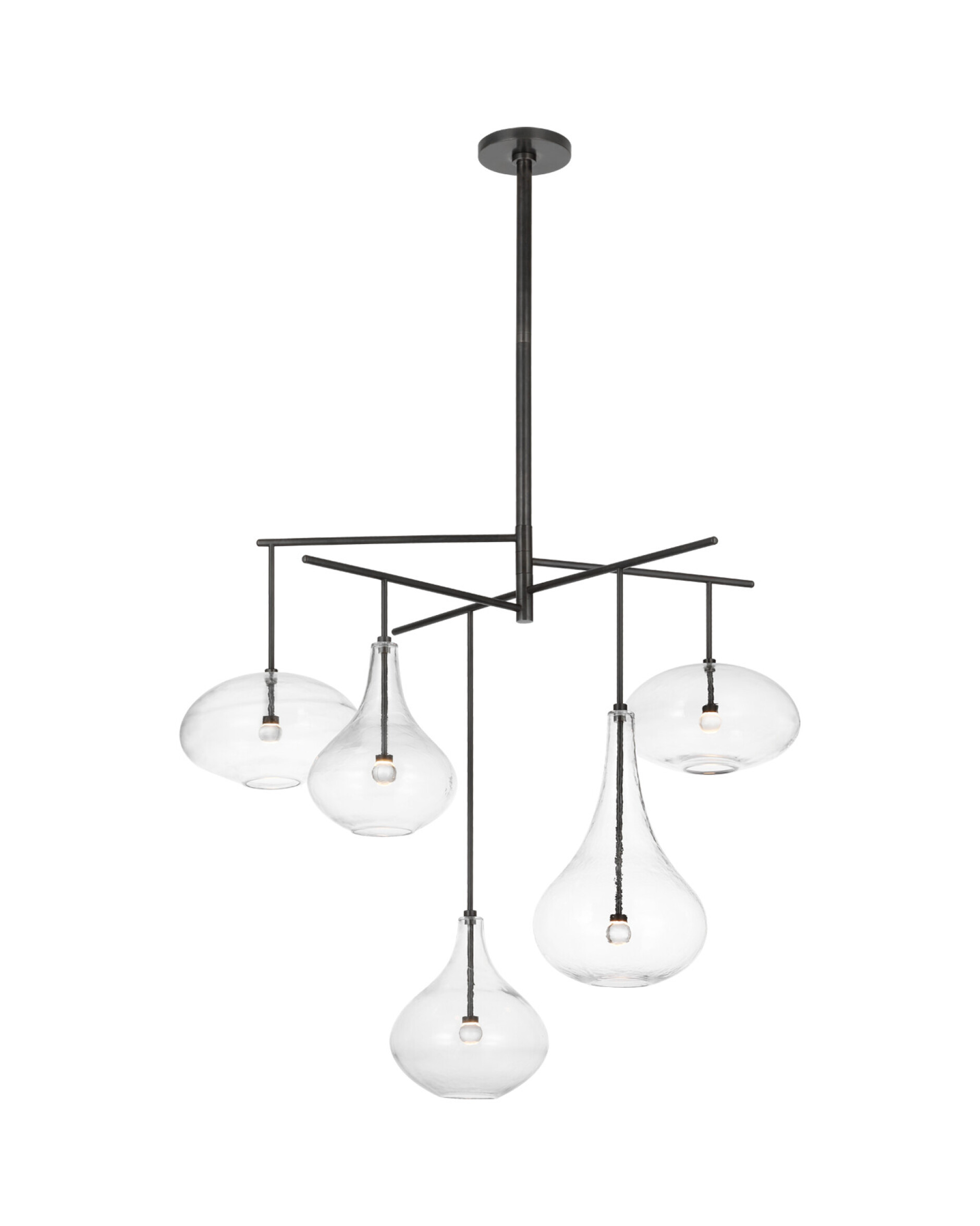 Lomme XL Chandelier Gun Metal