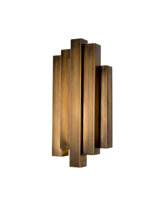 Beau Rivage vägglampa mässing