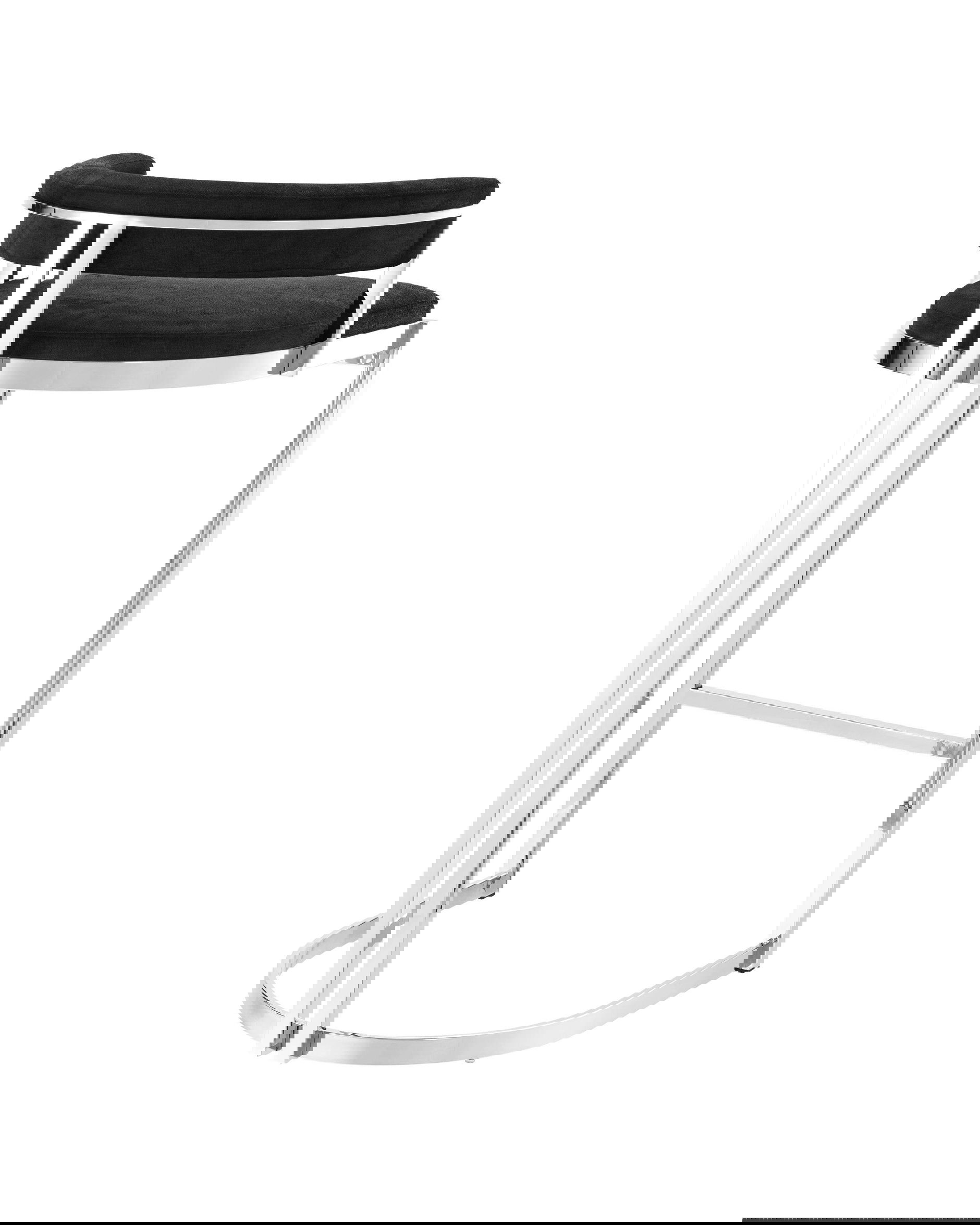 Dante Bar Stool Black Velvet