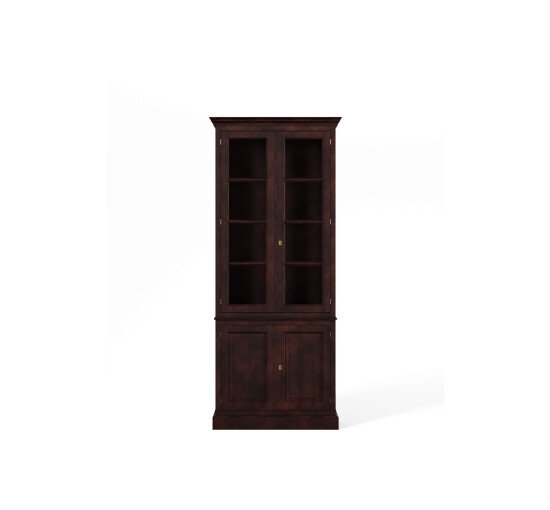 Heritage English - Nantucket Display Cabinet Modern Black