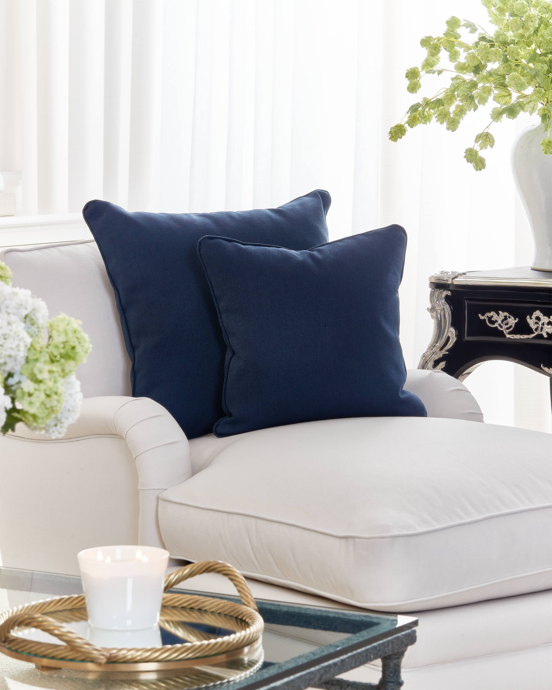 Los Angeles Sofakissen Indigo