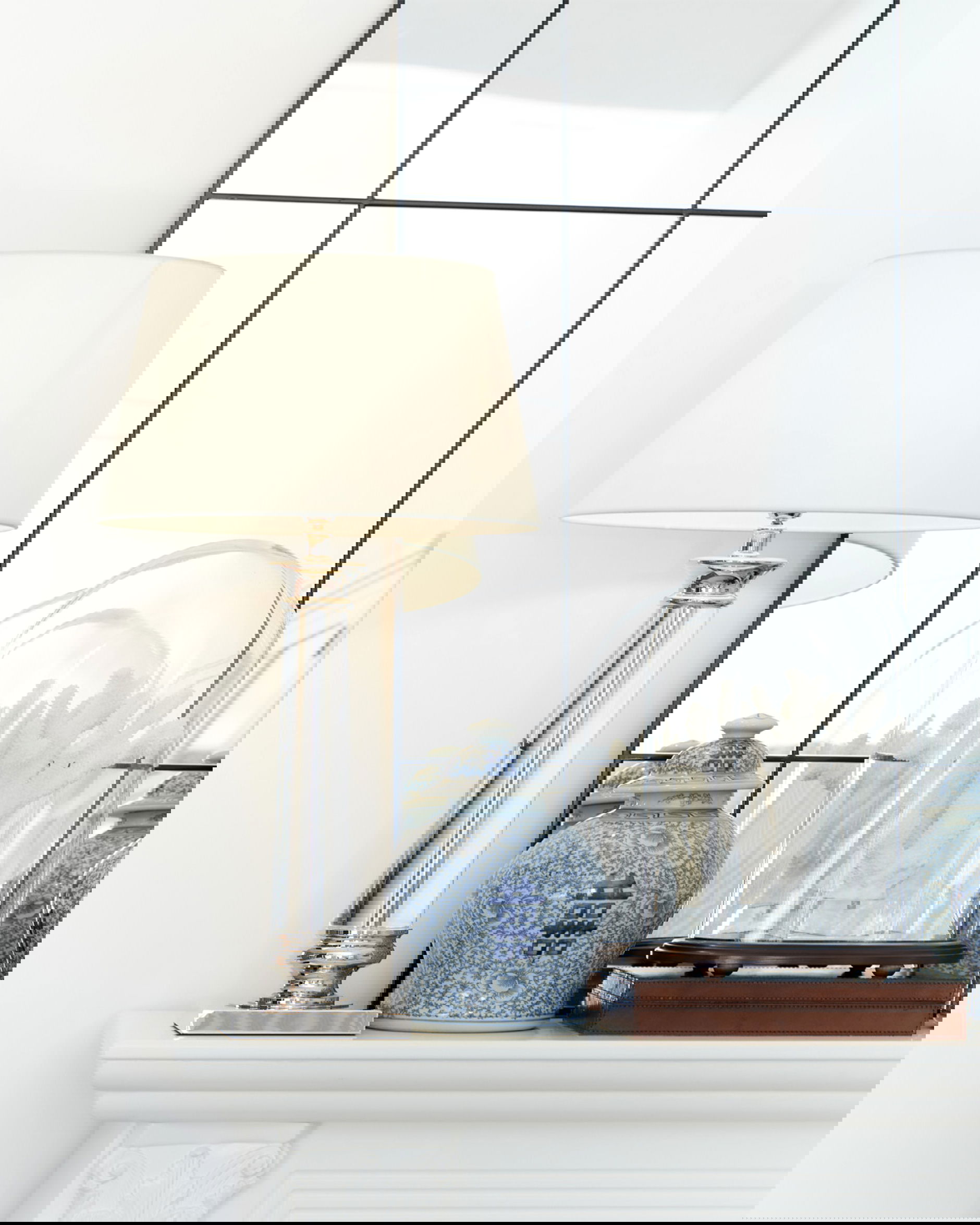 Mountbatten spegel svart