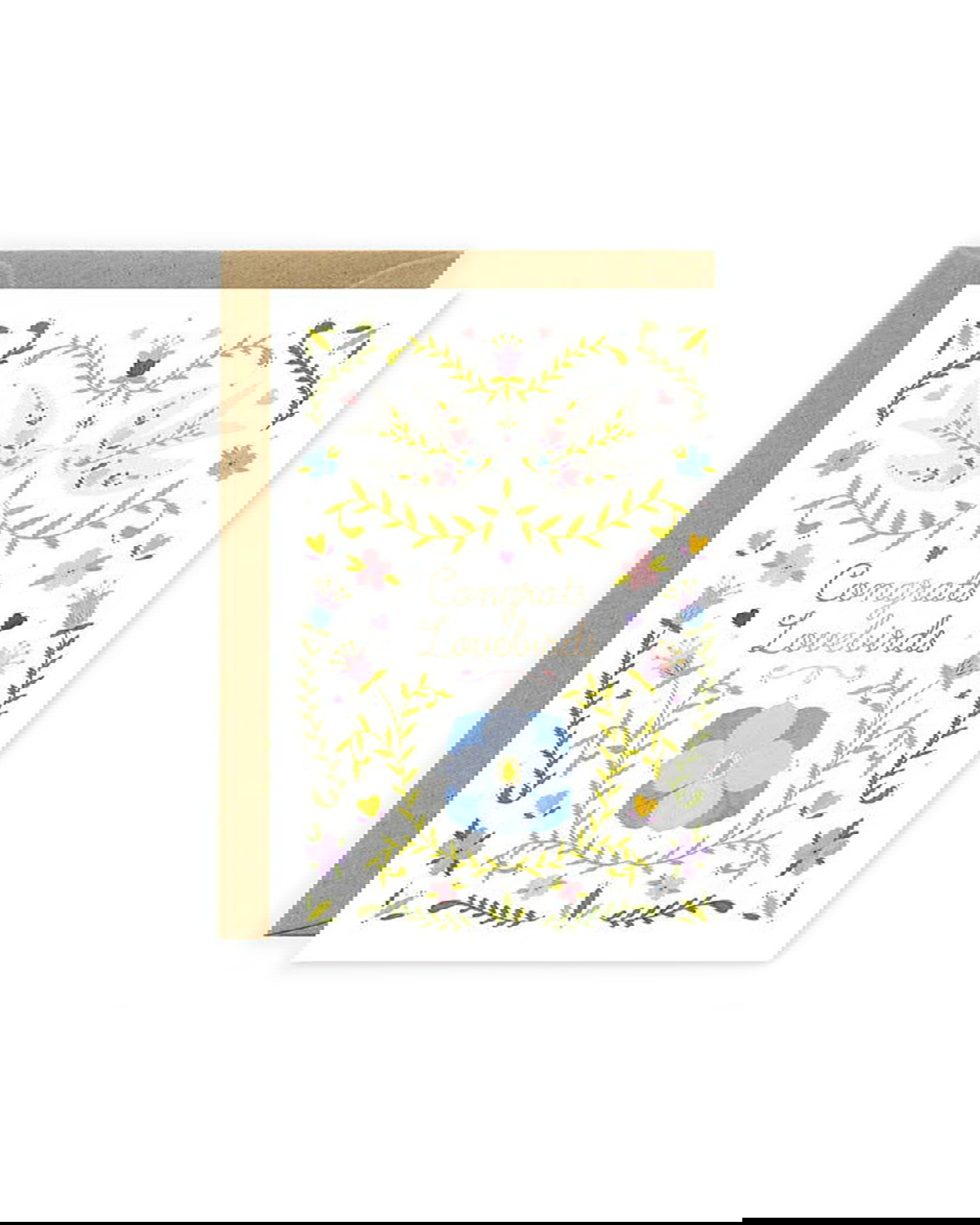 Congrats Lovebirds Card