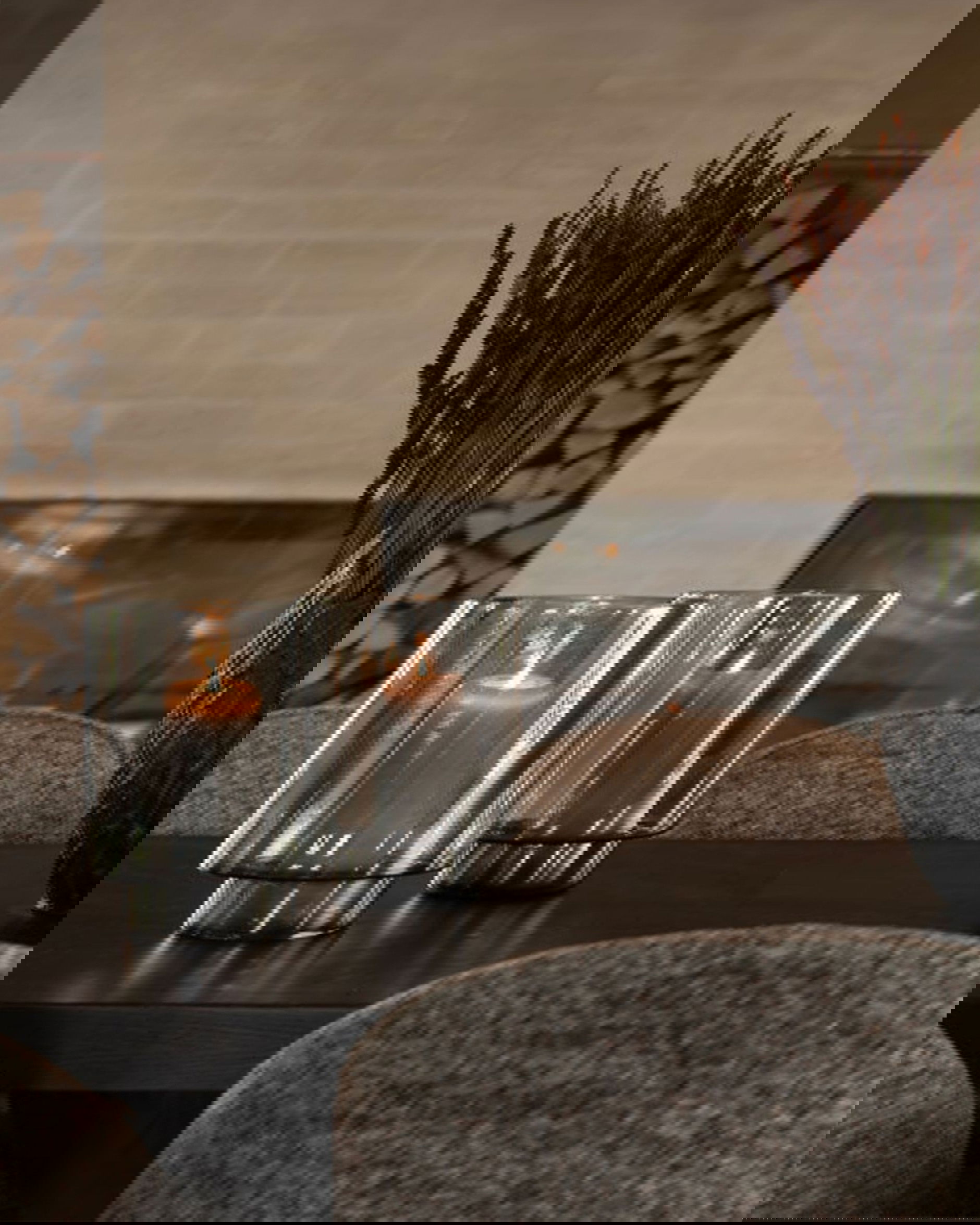 Reef kynttilälyhty smoke grey