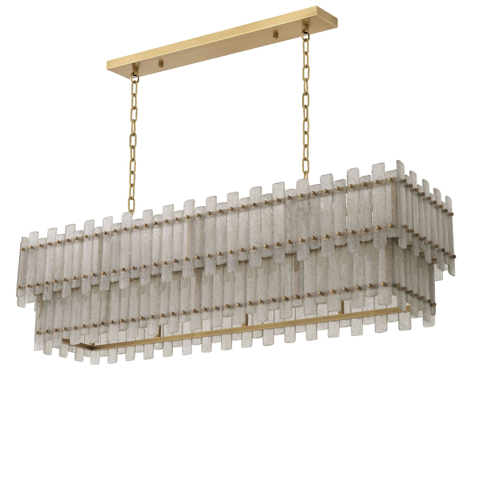 Caprera Chandelier Antique Brass