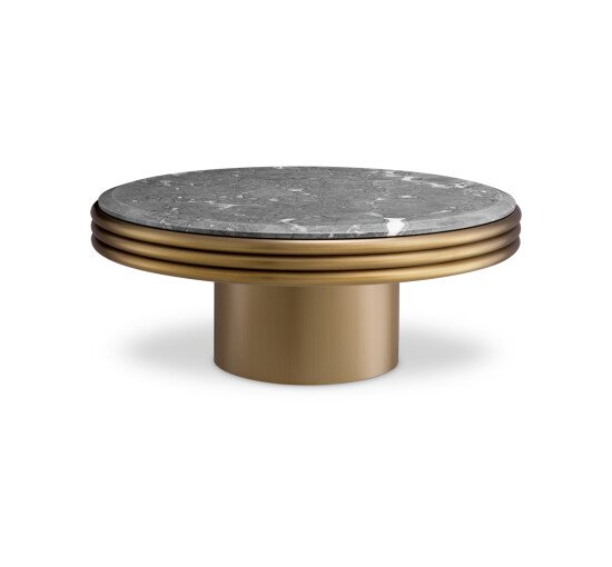 Claremore Coffee Table Brushed Brass