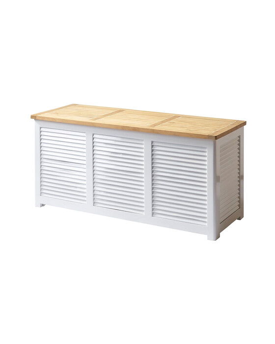 classic förvaringsbänk vit 130cm