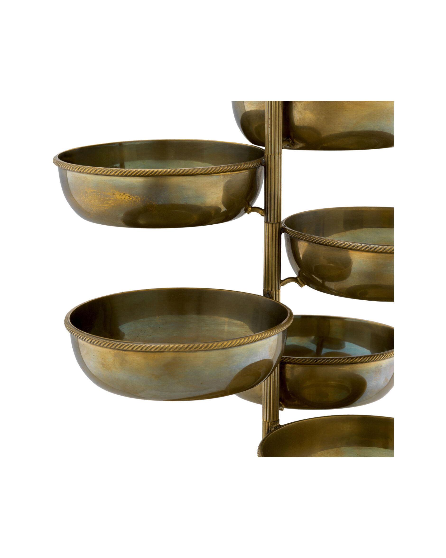 Christine uppläggningsfat vintage mässing