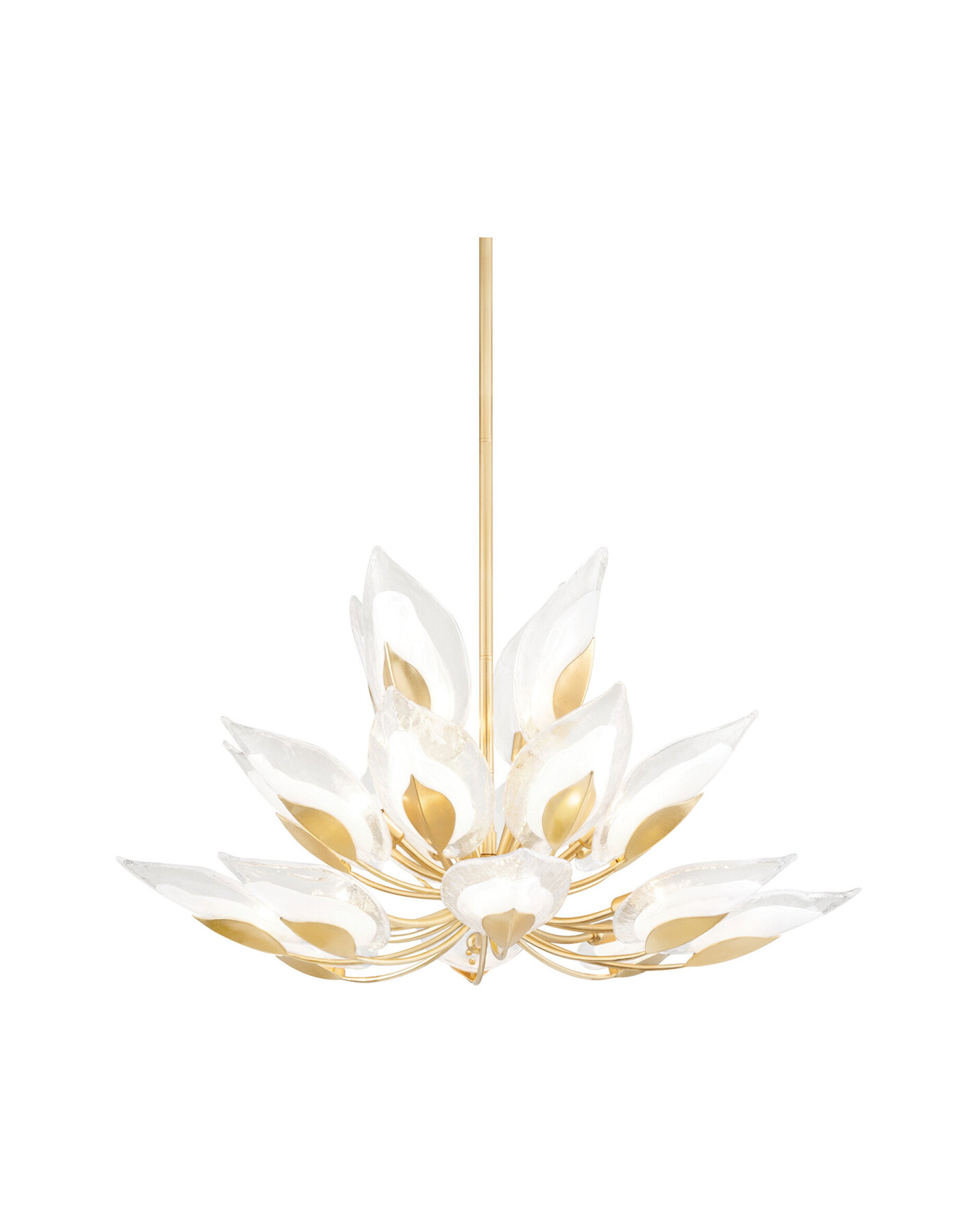 Blossom Chandelier Gold Leaf