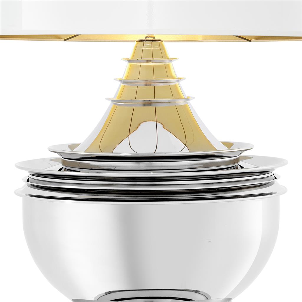 Silom bordslampa nickel exkl. skärm OUTLET