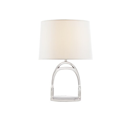 Polished Nickel - Westbury Table Lamp Natural Brass