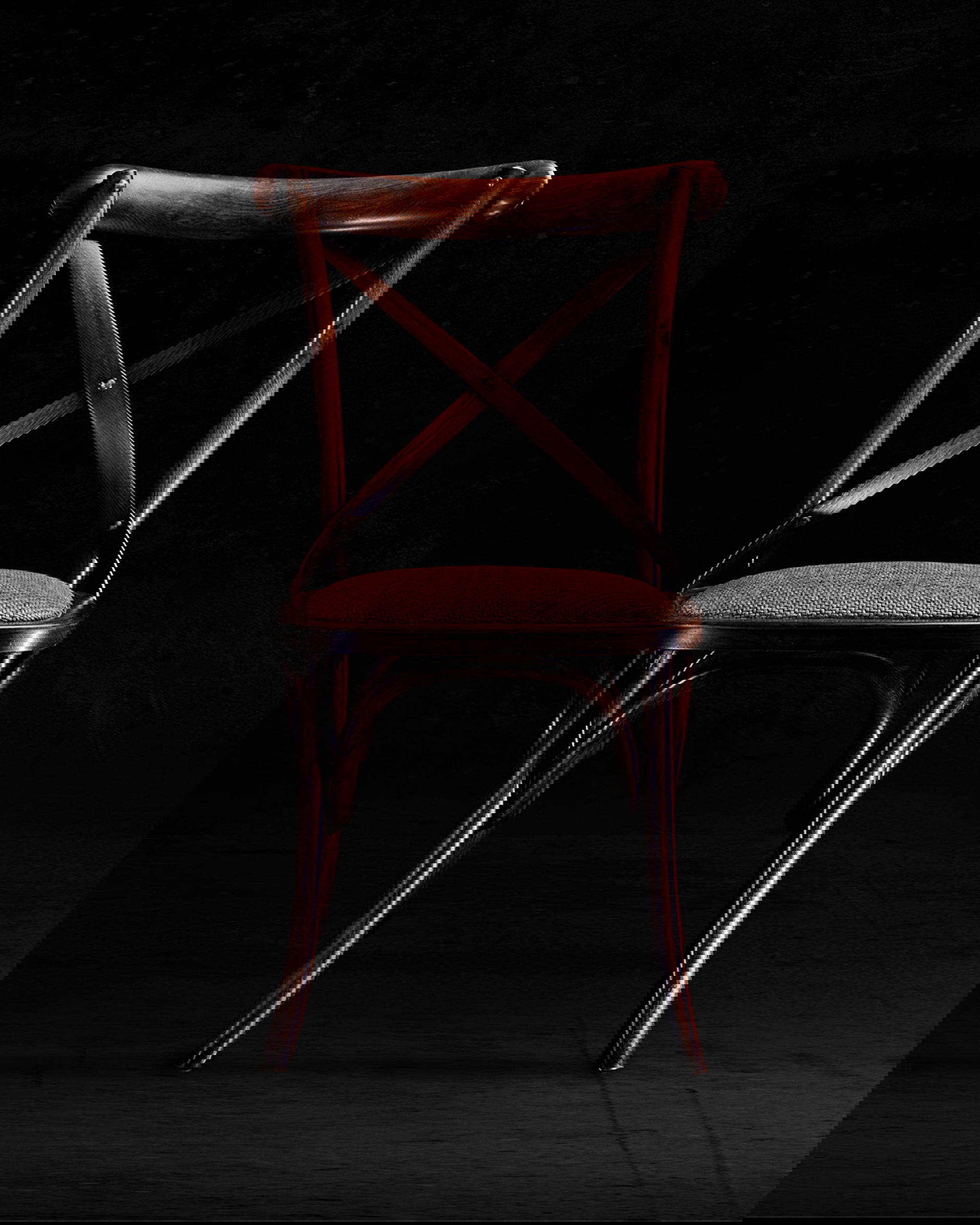 Newport Cross matstol rich brown