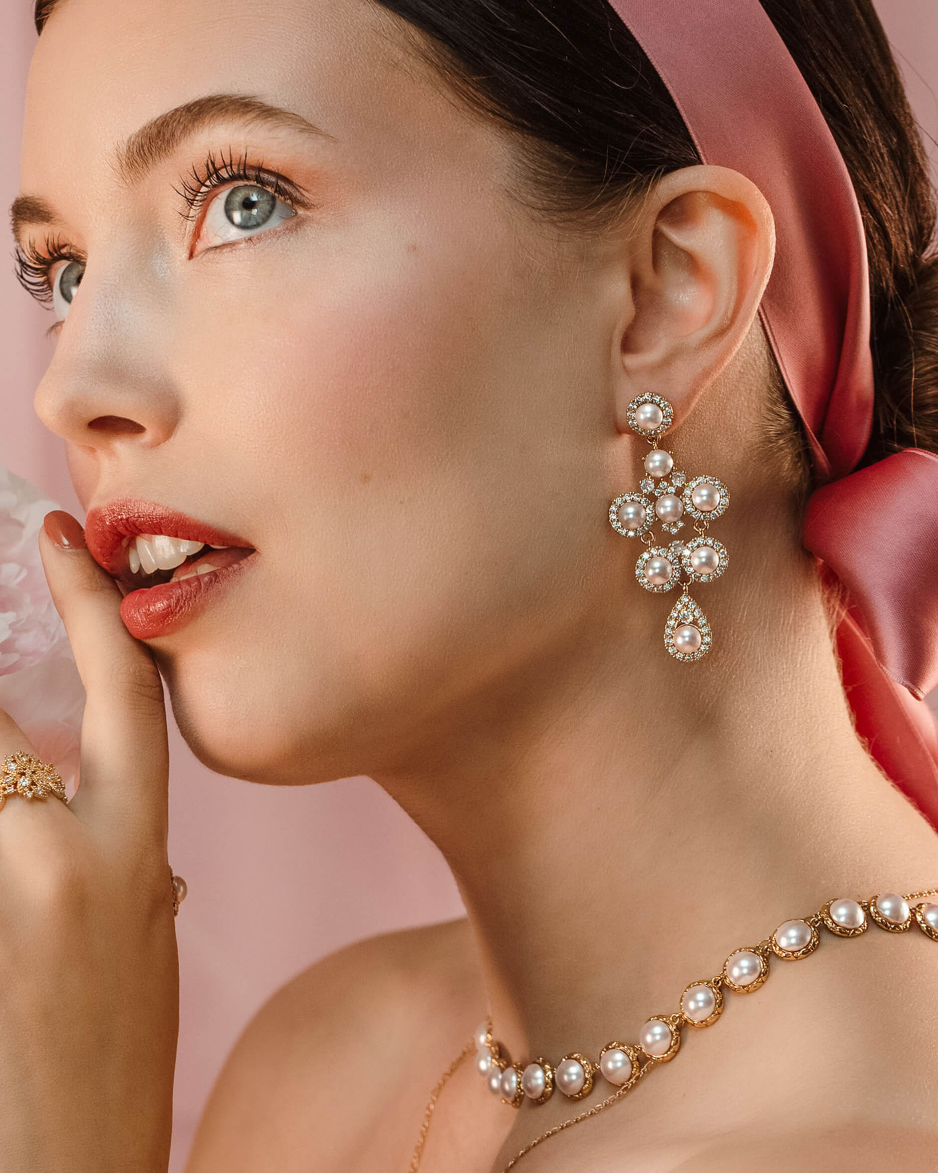 Ophelia korvakorut rosaline