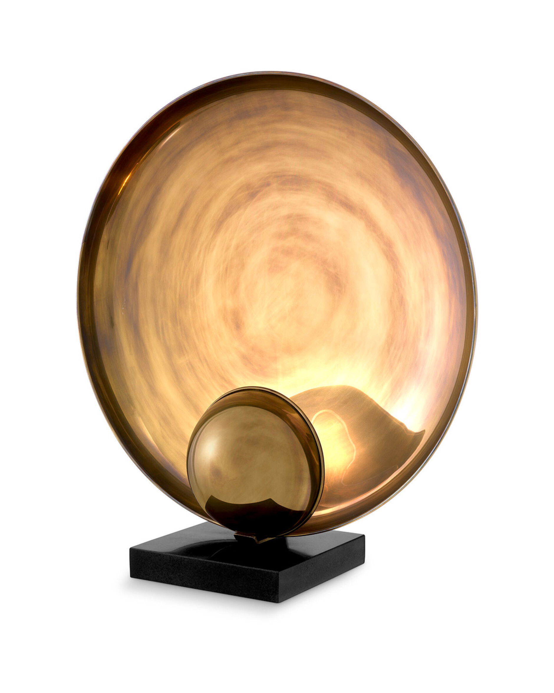 Odessa bordslampa antik mässing